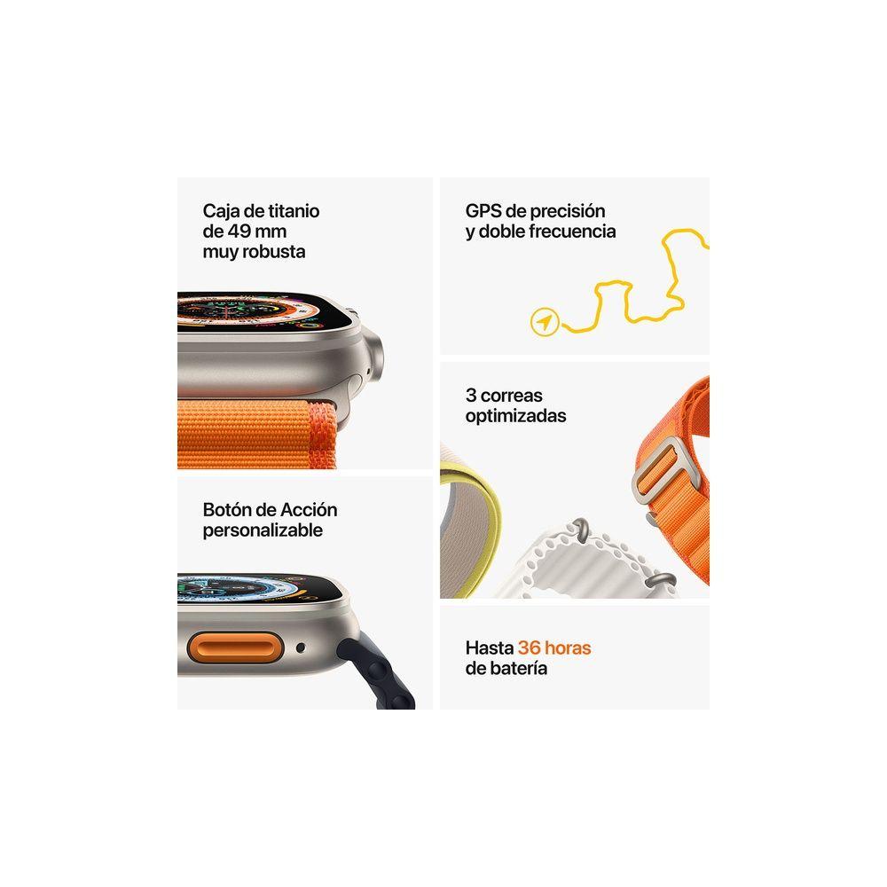 Apple Watch Ultra GPS + Celular 49mm titanio Alpine verde M-3