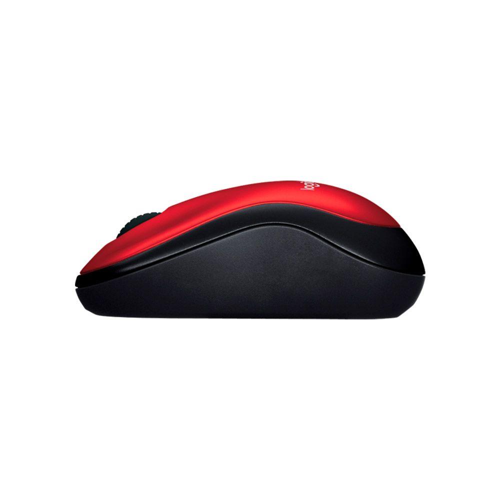 Mouse inalámbrico Logitech M185 Rojo - Logitech-3