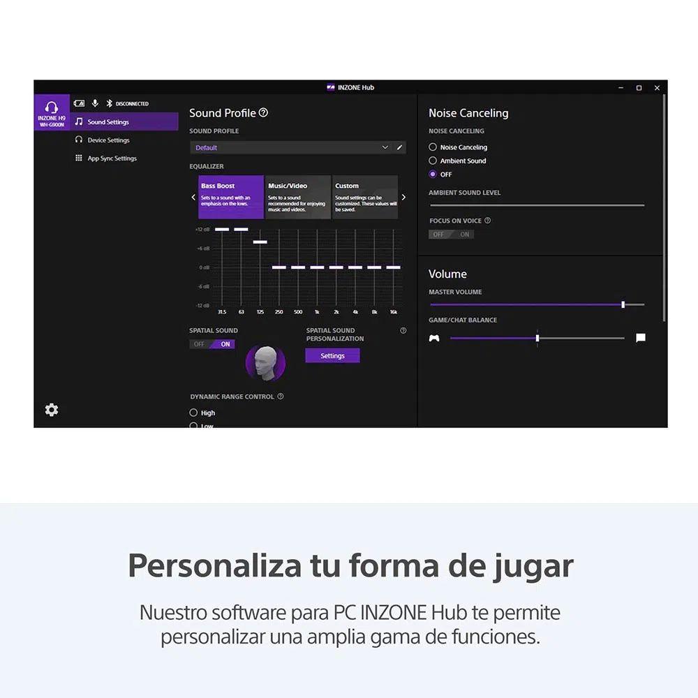 Audifonos Gamer Sony MDR G300 H3 InZone para PC-8