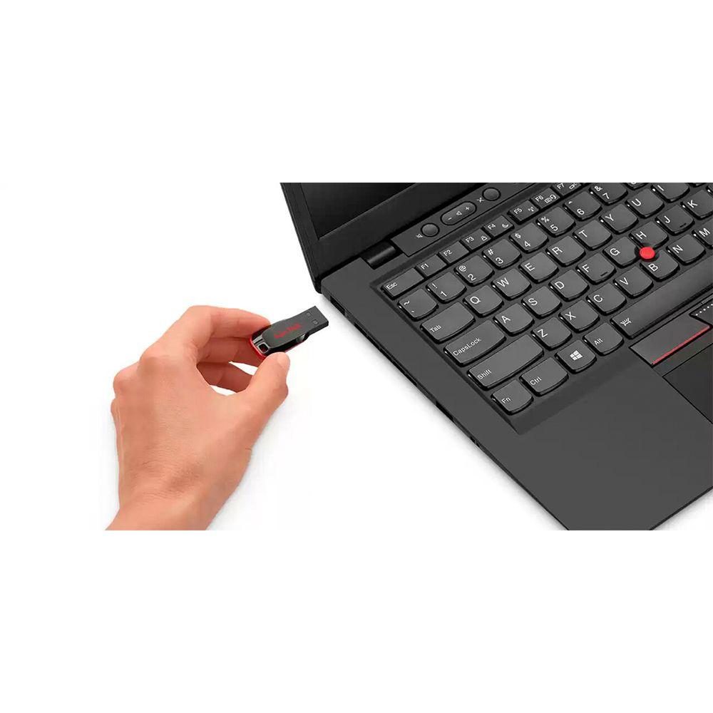 Pendrive Sandisk Cruzer Blade 64GB USB 2.0 SDCZ50 064G B35S-3