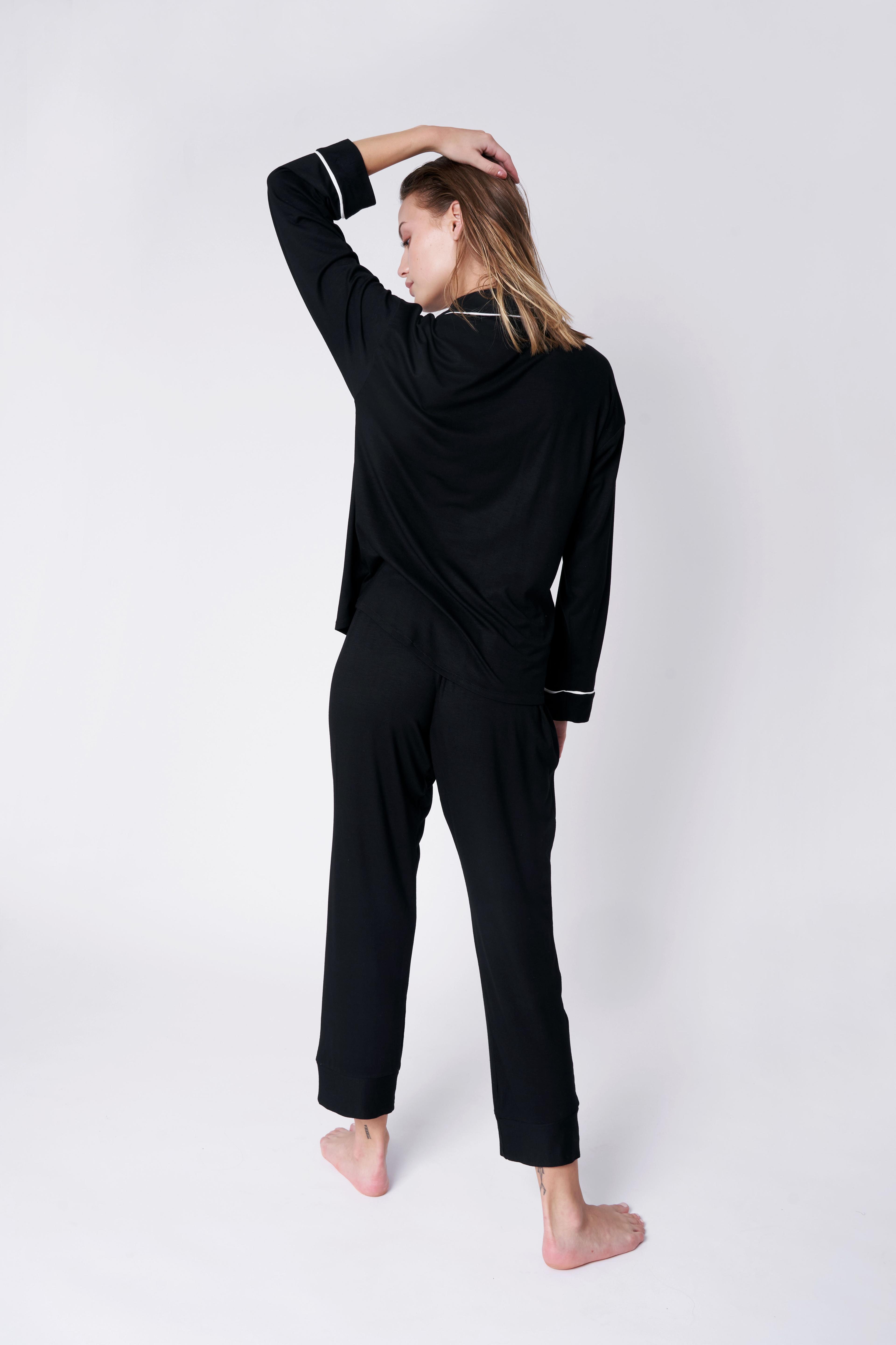 Pijama Olivia negro-1