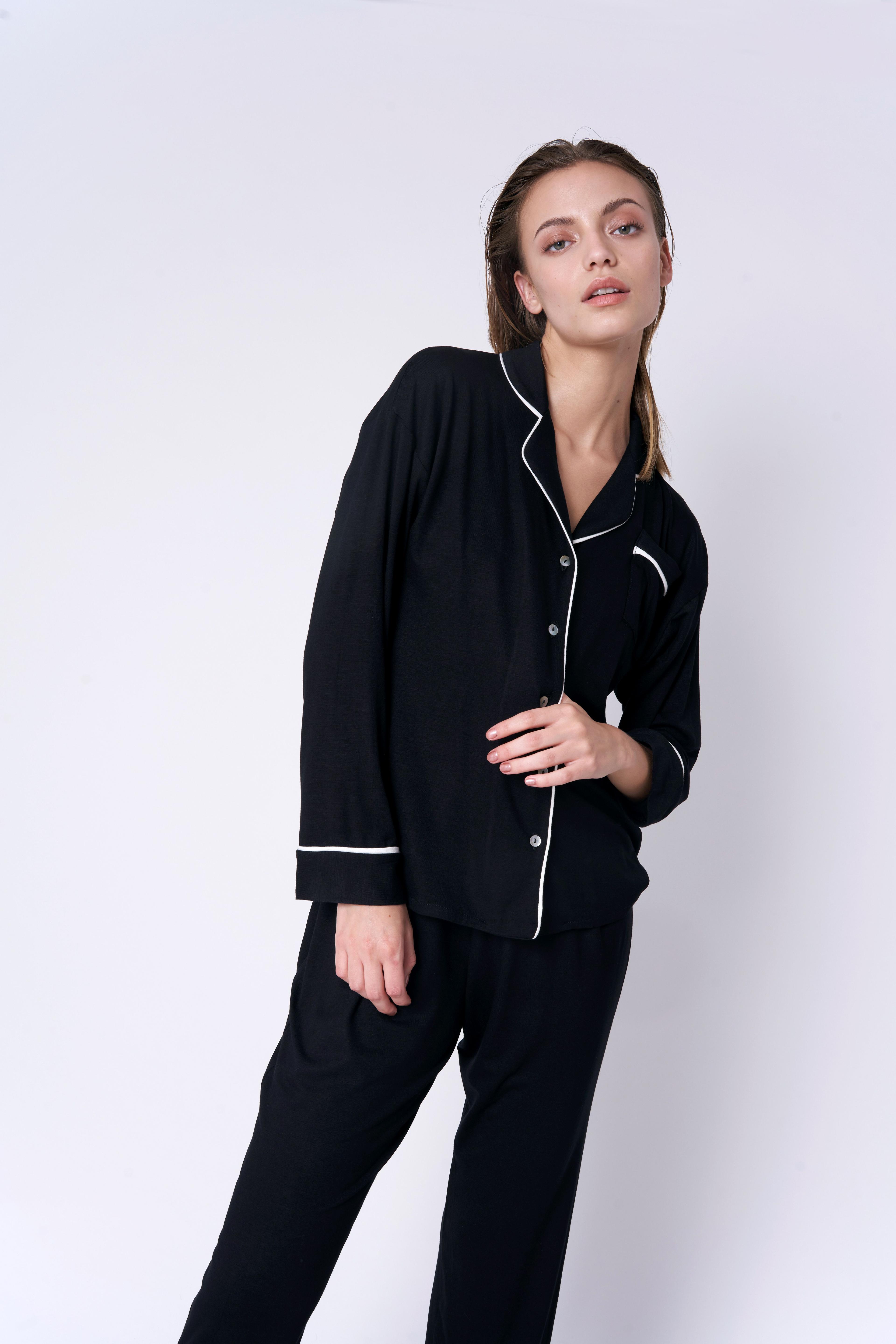 Pijama Olivia negro-2