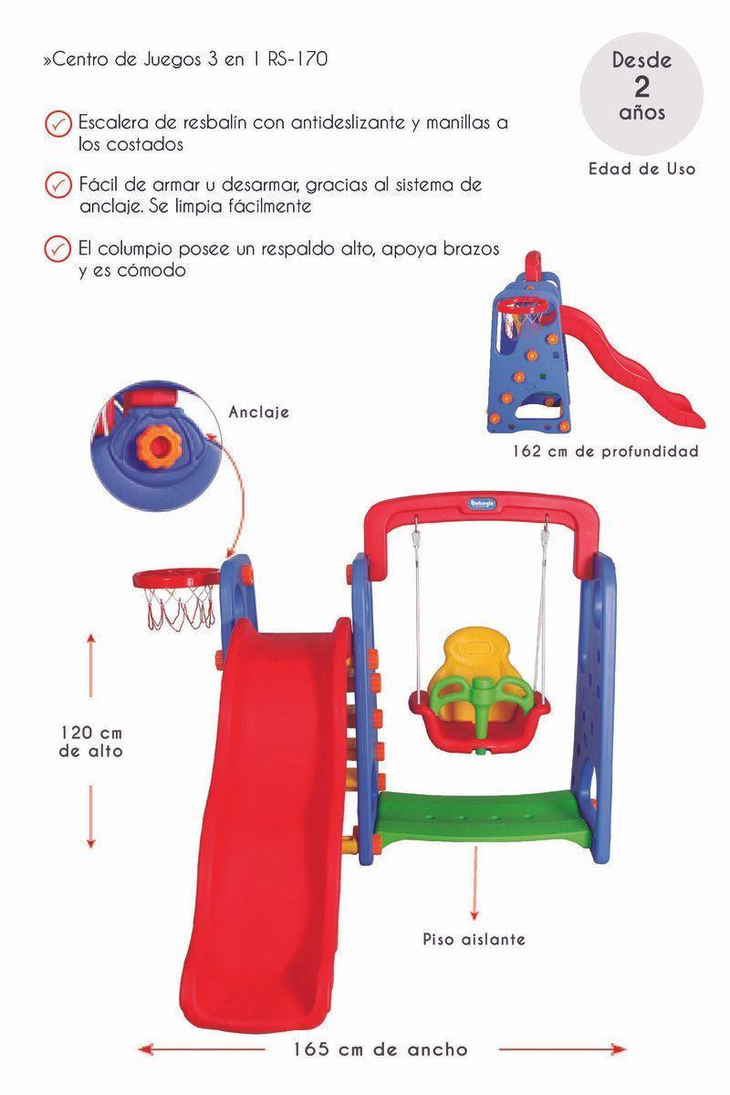Set Entretencion Exterior 3 En 1 Azul Rs-170-4