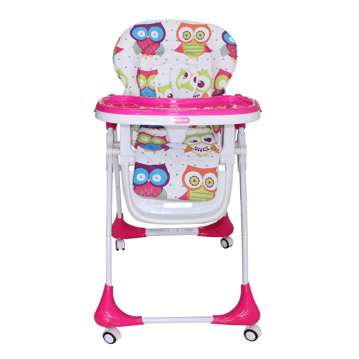 Silla De Comer Plegable Con 7 Alturas Rs-7085-2 Fucsia-1