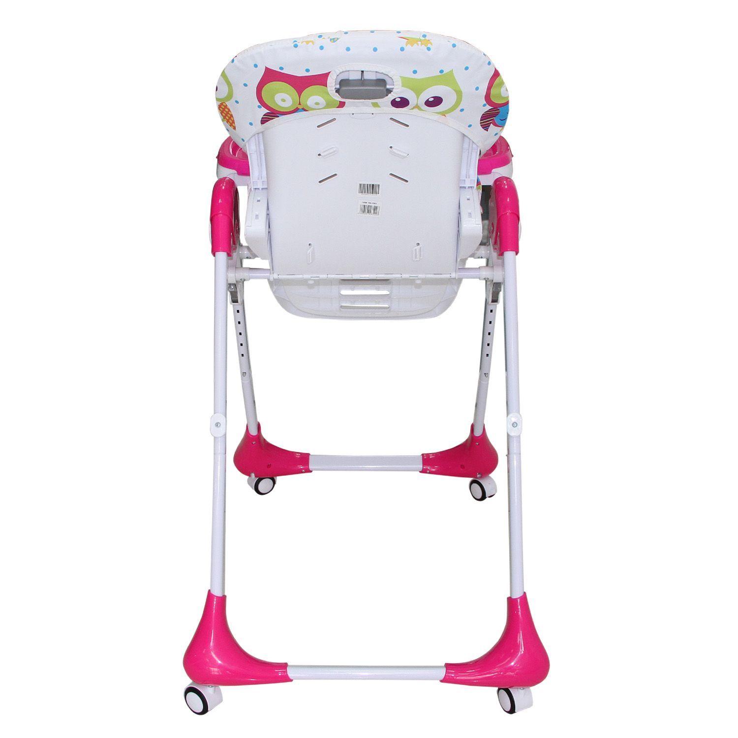 Silla De Comer Plegable Con 7 Alturas Rs-7085-2 Fucsia-3