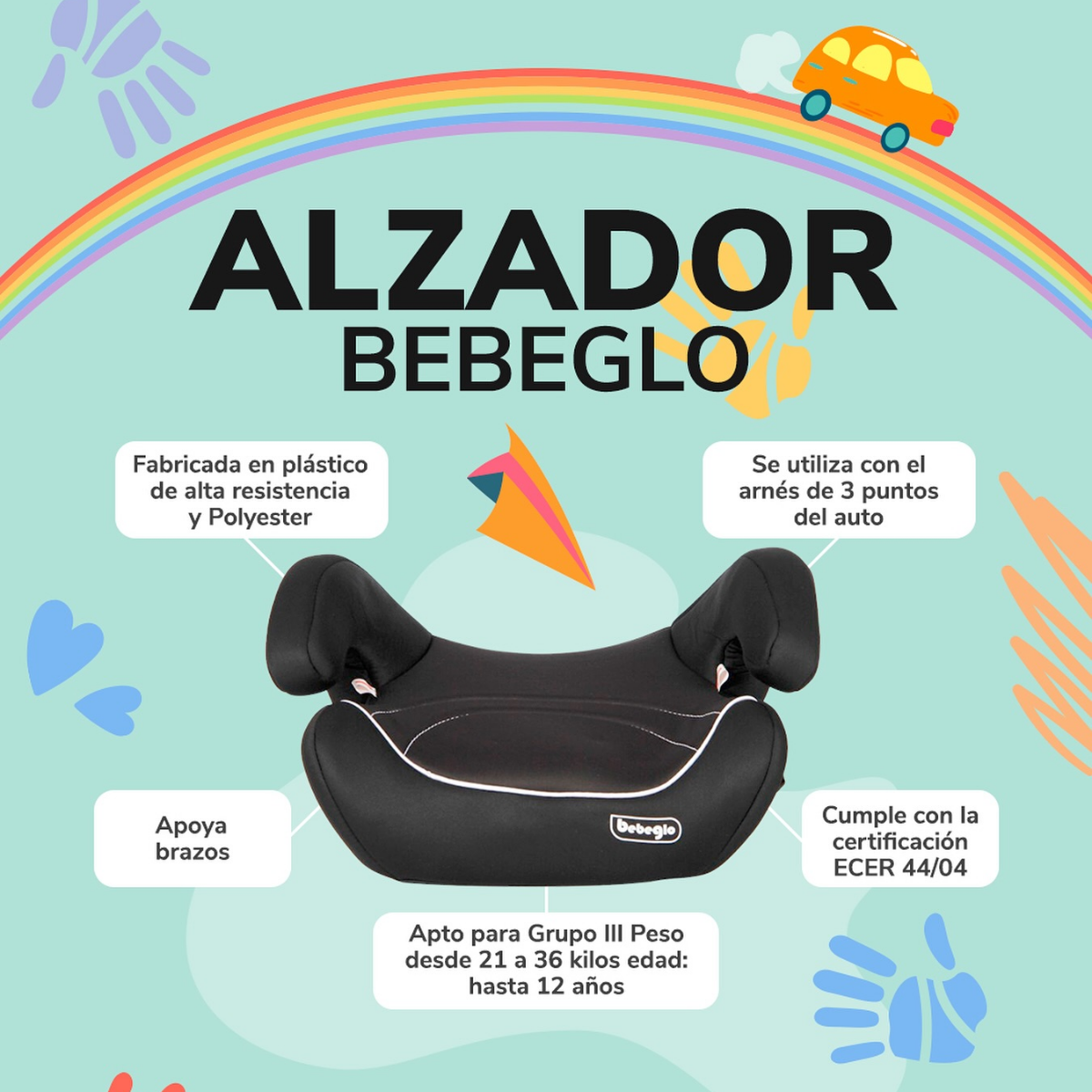 Alzador Bebeglo Rs-3060-4 Negro-3