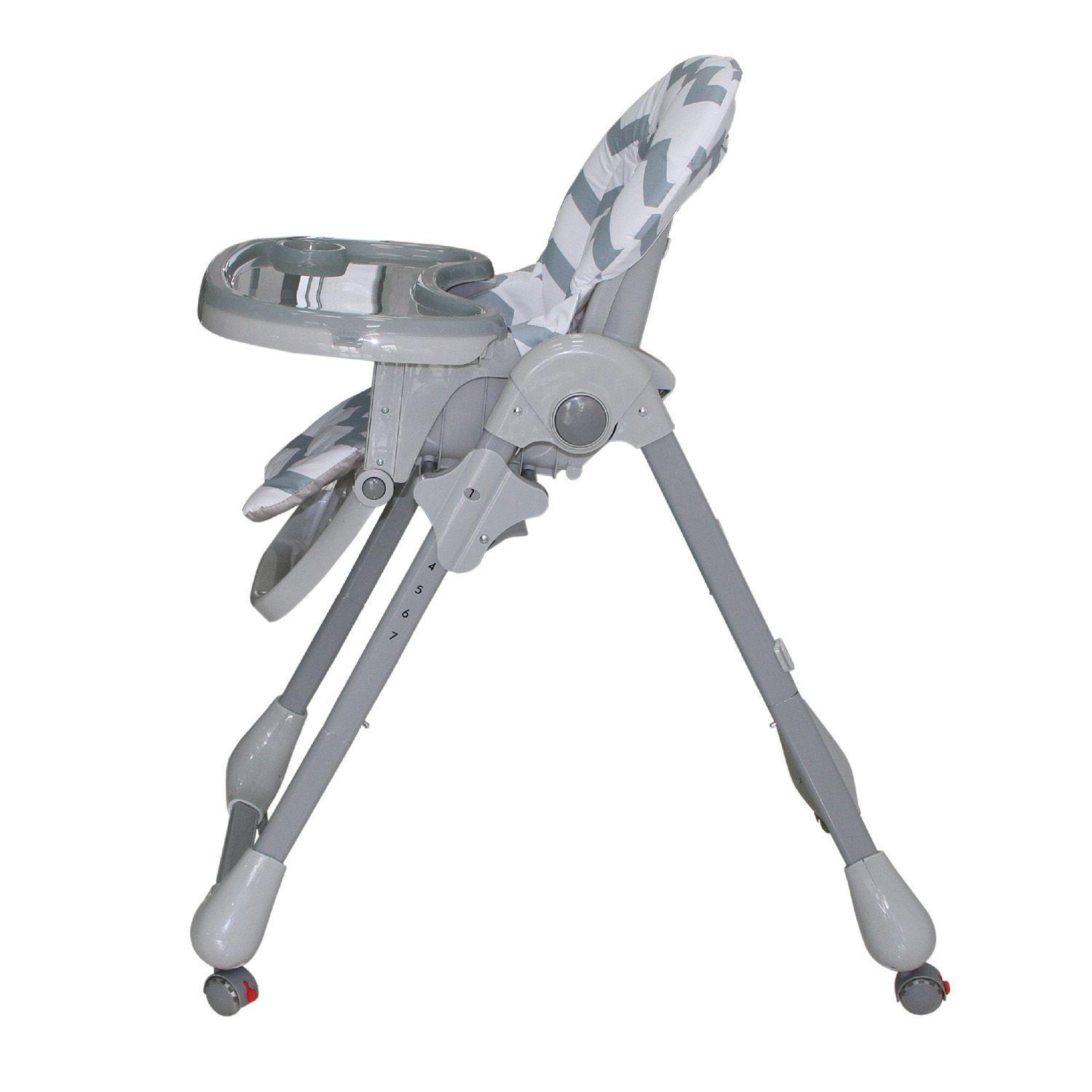 Silla De Comer Plegable Con 7 Alturas Rs-7085-3 Gris-3