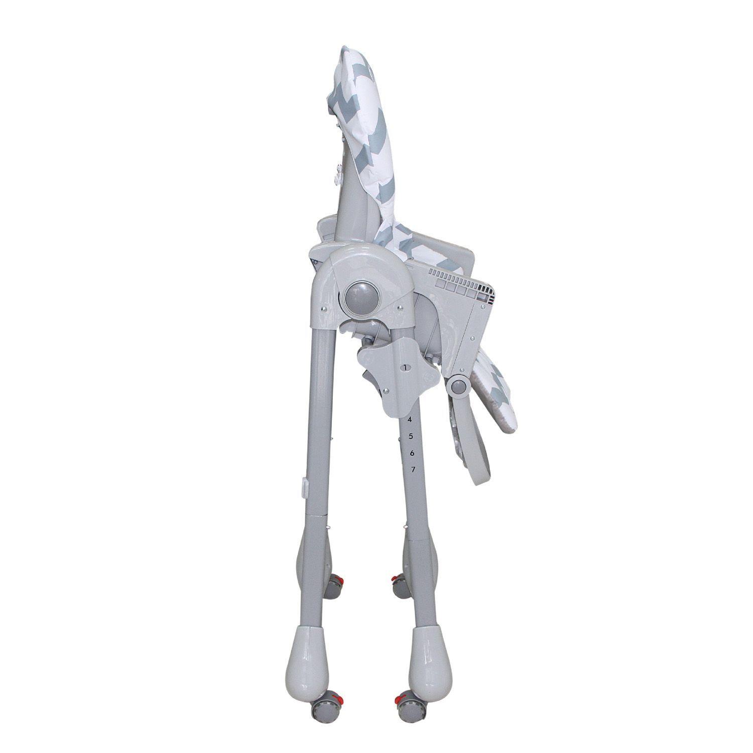 Silla De Comer Plegable Con 7 Alturas Rs-7085-3 Gris-4