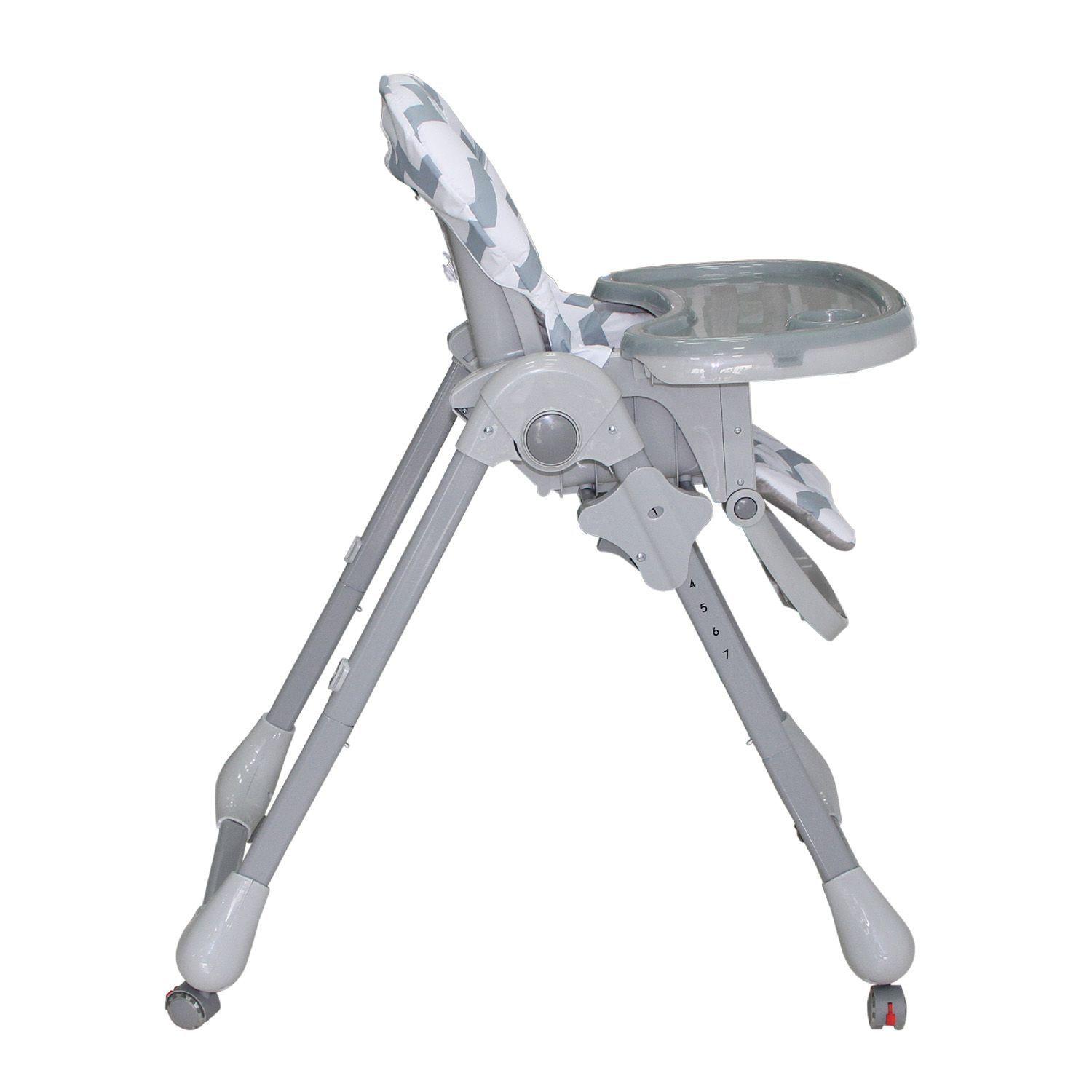 Silla De Comer Plegable Con 7 Alturas Rs-7085-3 Gris-5