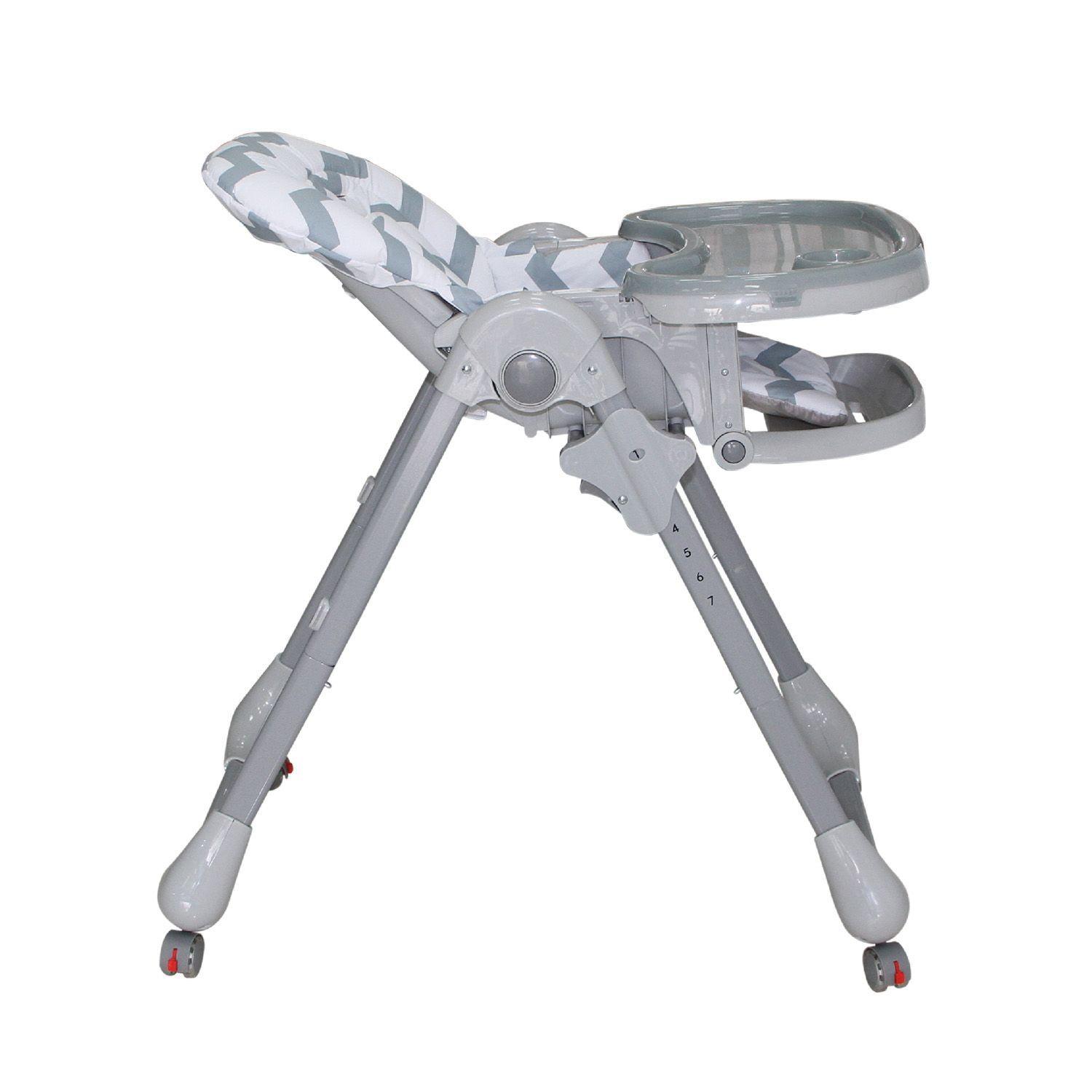 Silla De Comer Plegable Con 7 Alturas Rs-7085-3 Gris-7