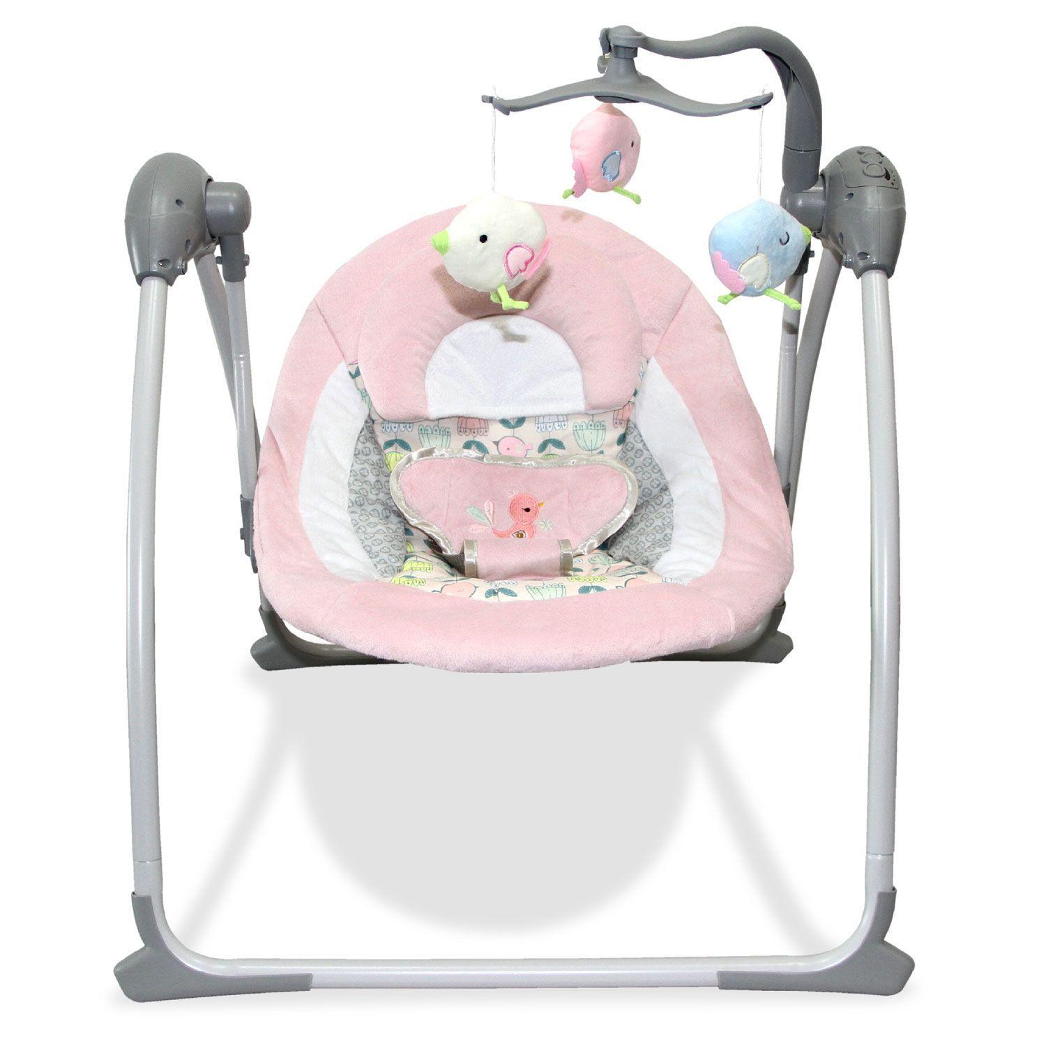 Silla Mecedora Electrónica Con Móvil Pink RS-17750-1