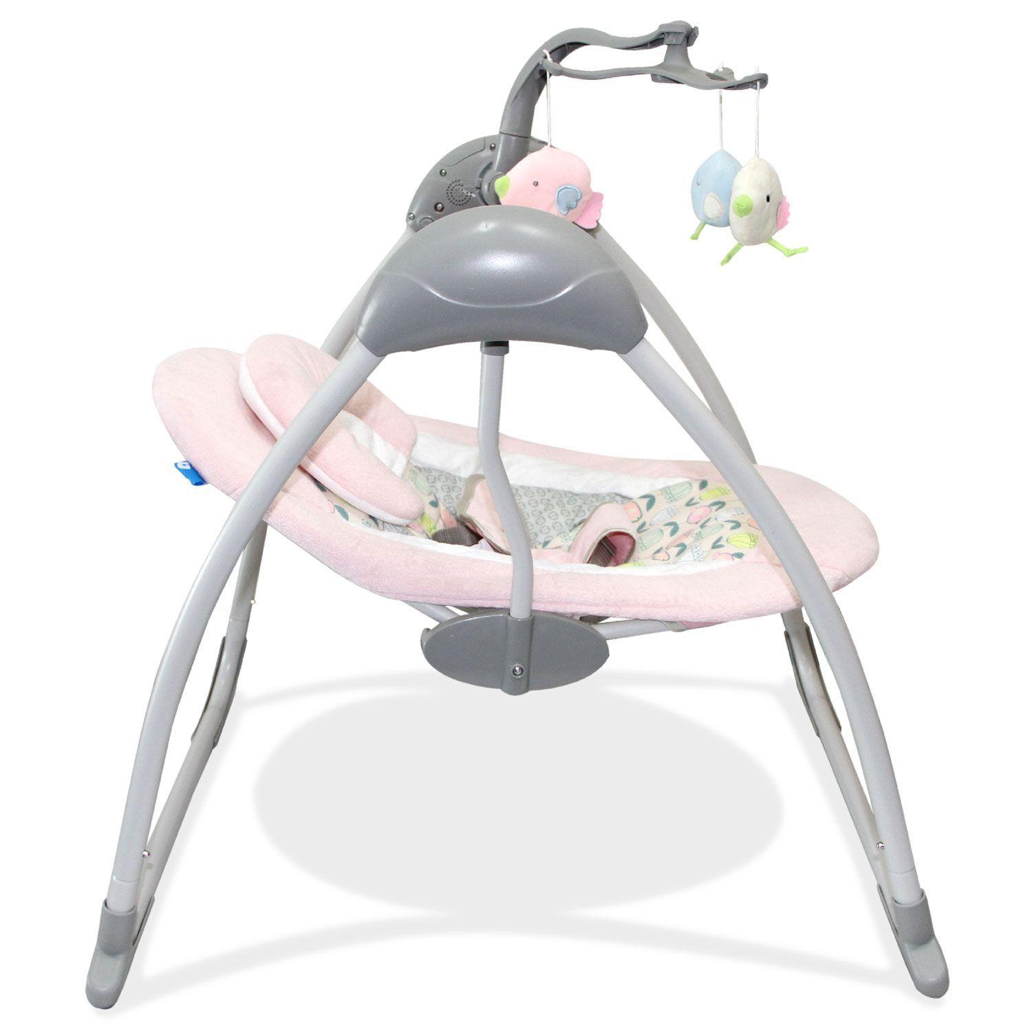 Silla Mecedora Electrónica Con Móvil Pink RS-17750-2
