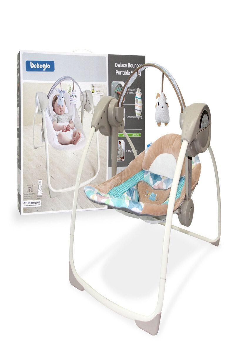 Silla Mecedora Musical Gris Rs-17740-7