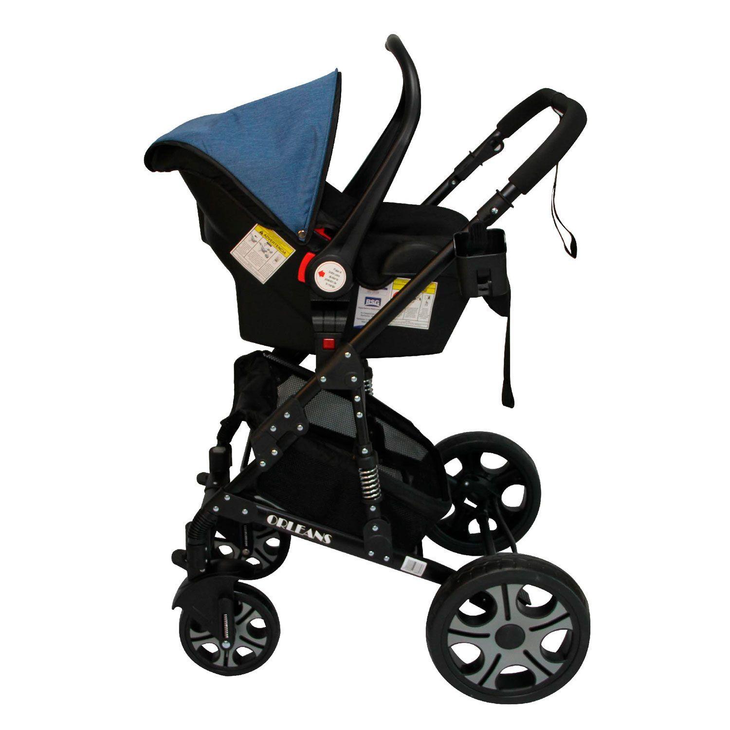 Coche Travel System Orleans Bebeglo Azul Rey Rs-13650-7-4