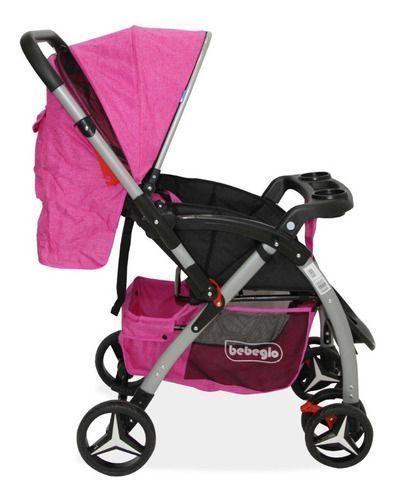 Coche Cuna Atlas Fucsia Bebeglo-2