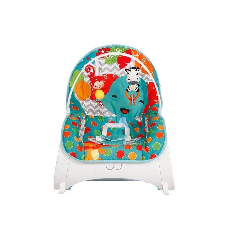 Silla Nido Vibradora Musical Grow Up Bebeglo Jungla Azul-2