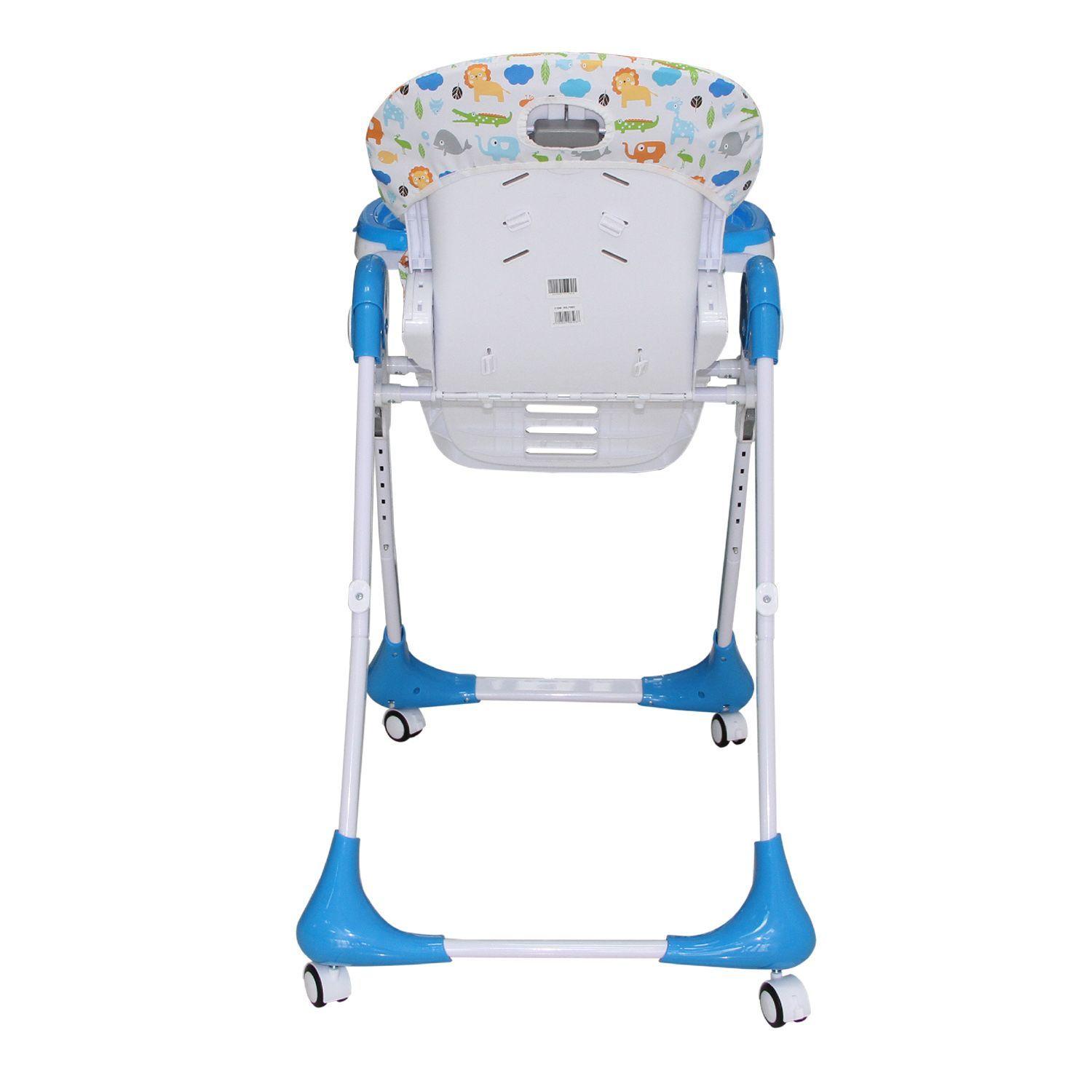 Silla De Comer Plegable Con 7 Alturas Rs-7085-1 Celeste-6