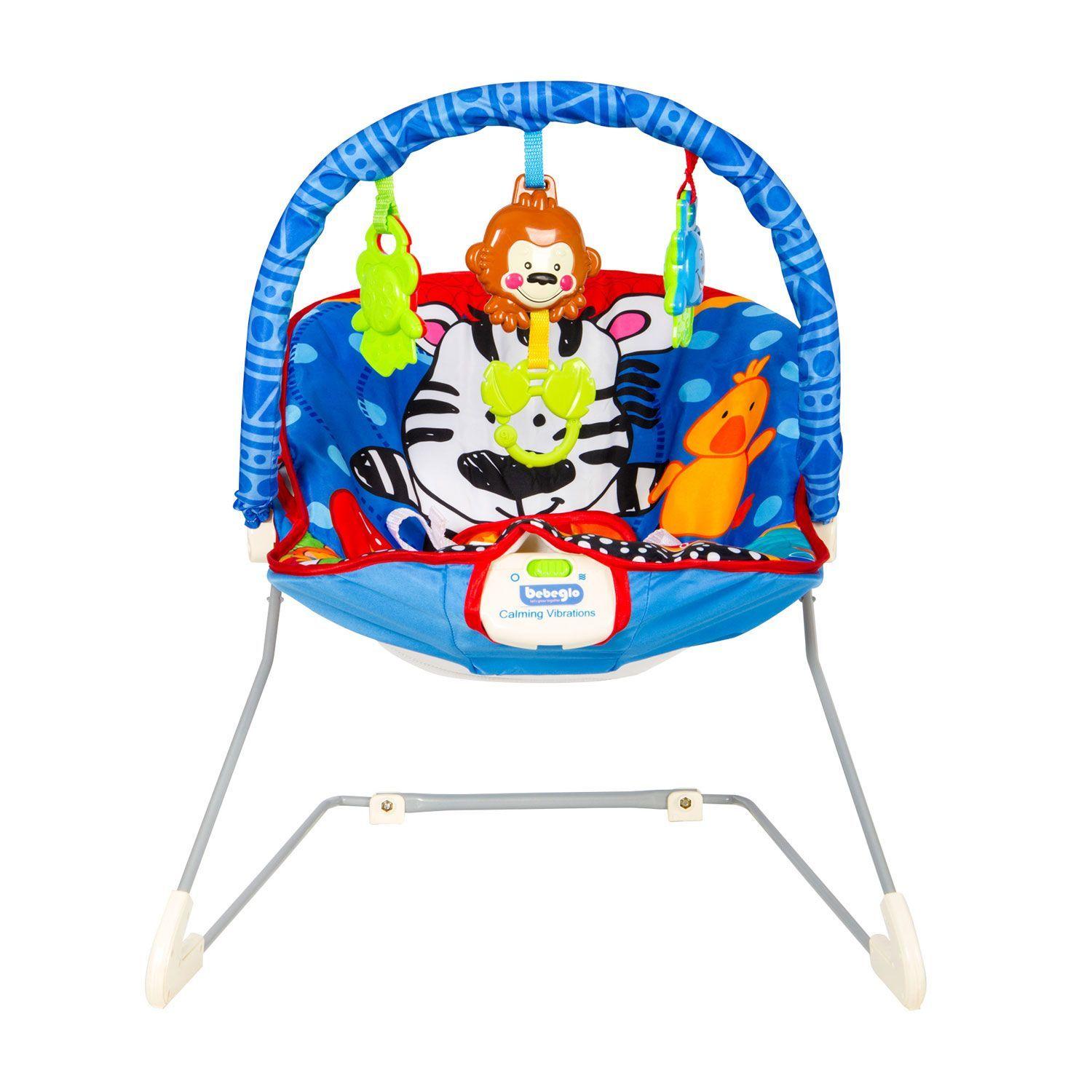 Silla Nido Vibradora Musical Bebeglo Cebra-1