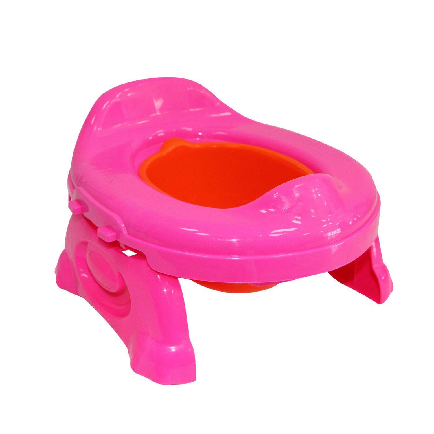 Bacinica Portátil 2 En 1 Bebeglo Rs-750 Fucsia-0