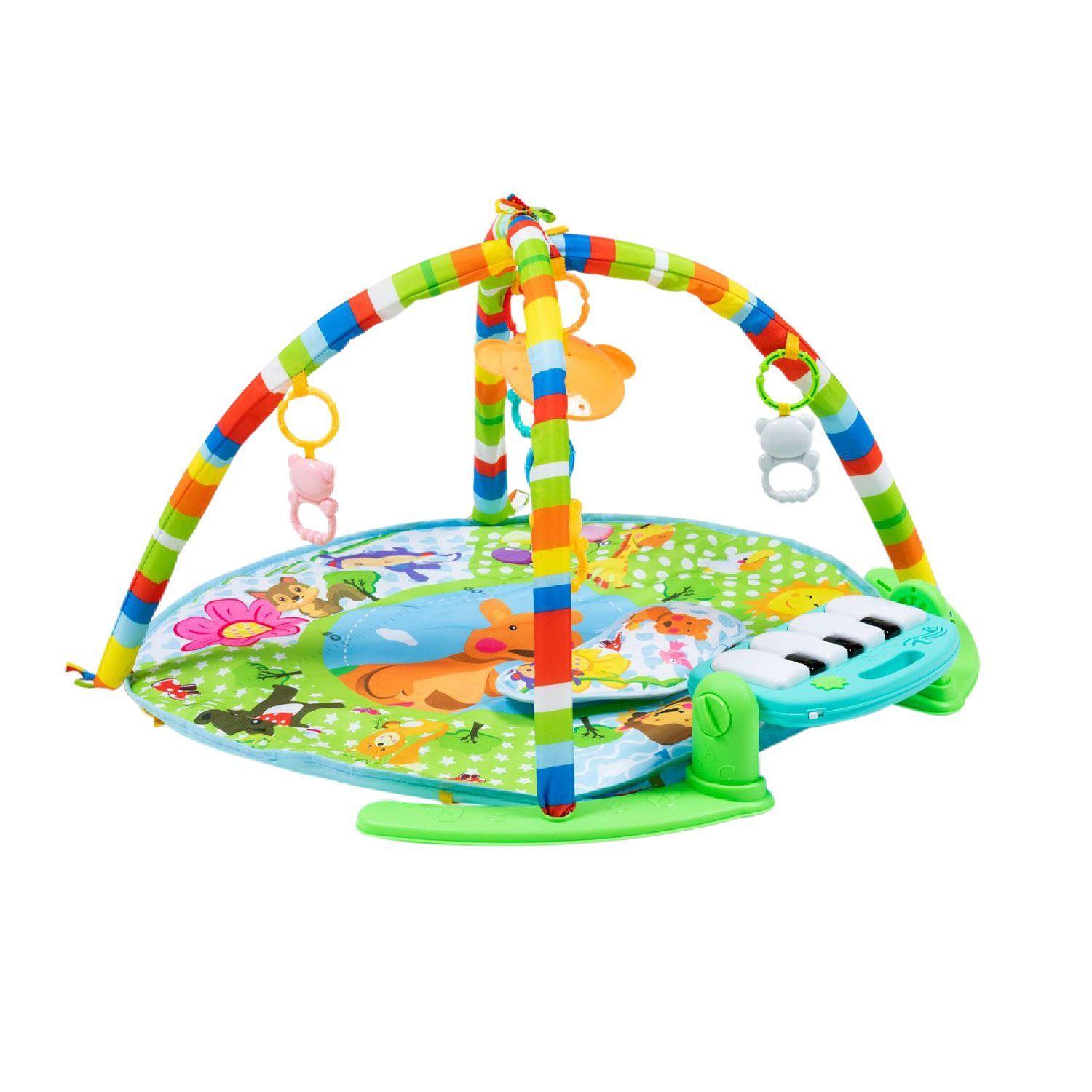 Gimnasio Musical 2 Arcos Bebeglo Piano Azul-4