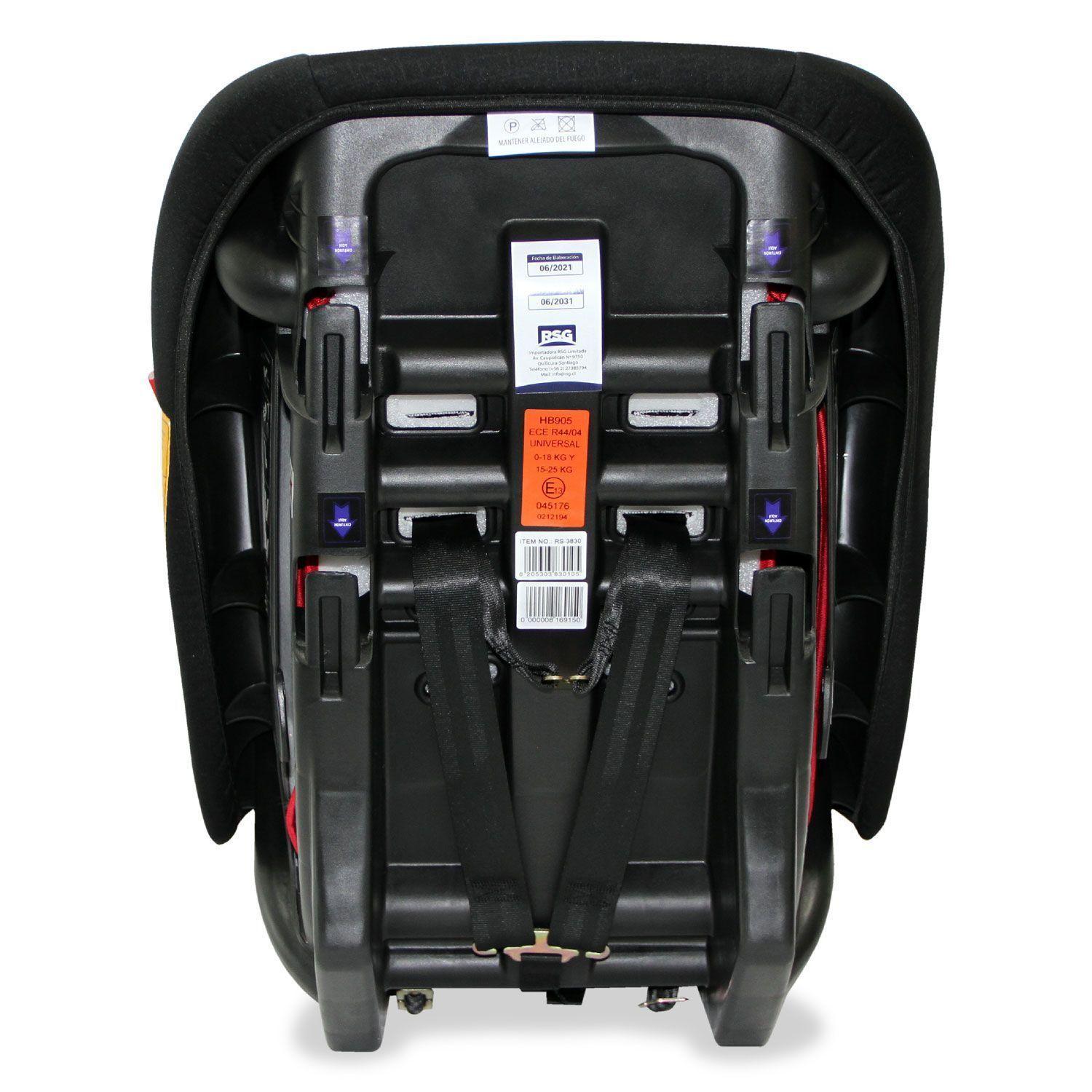 Silla De Auto 0 A 25 Kg Rs-3830-3 Negro-6