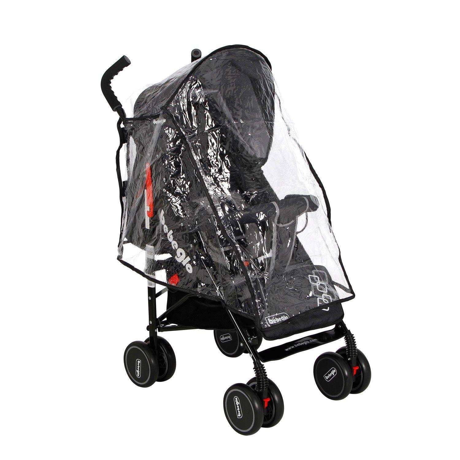 Coche Paseo Bebeglo Rs-1380l-4 Negro-1