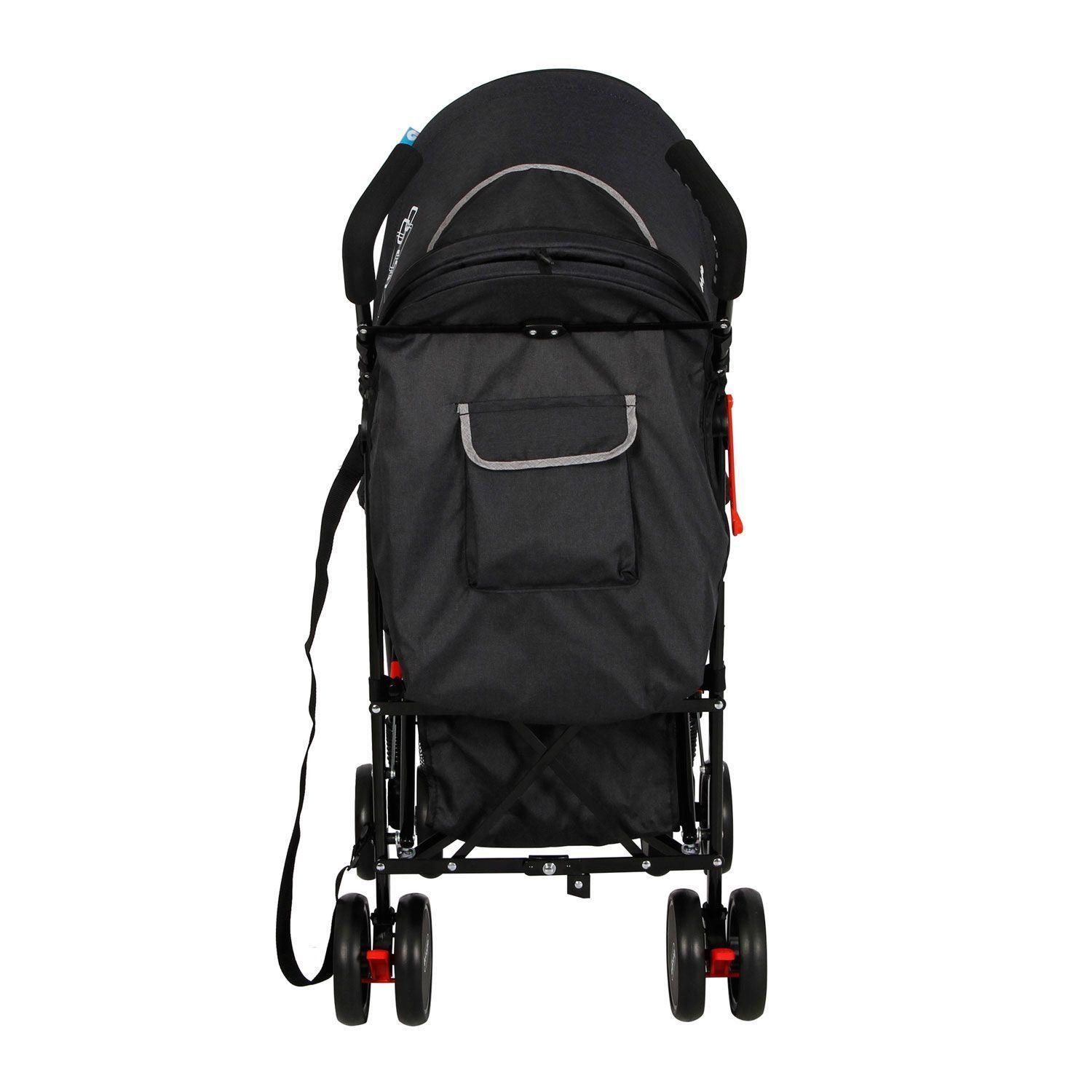Coche Paseo Bebeglo Rs-1380l-4 Negro-3
