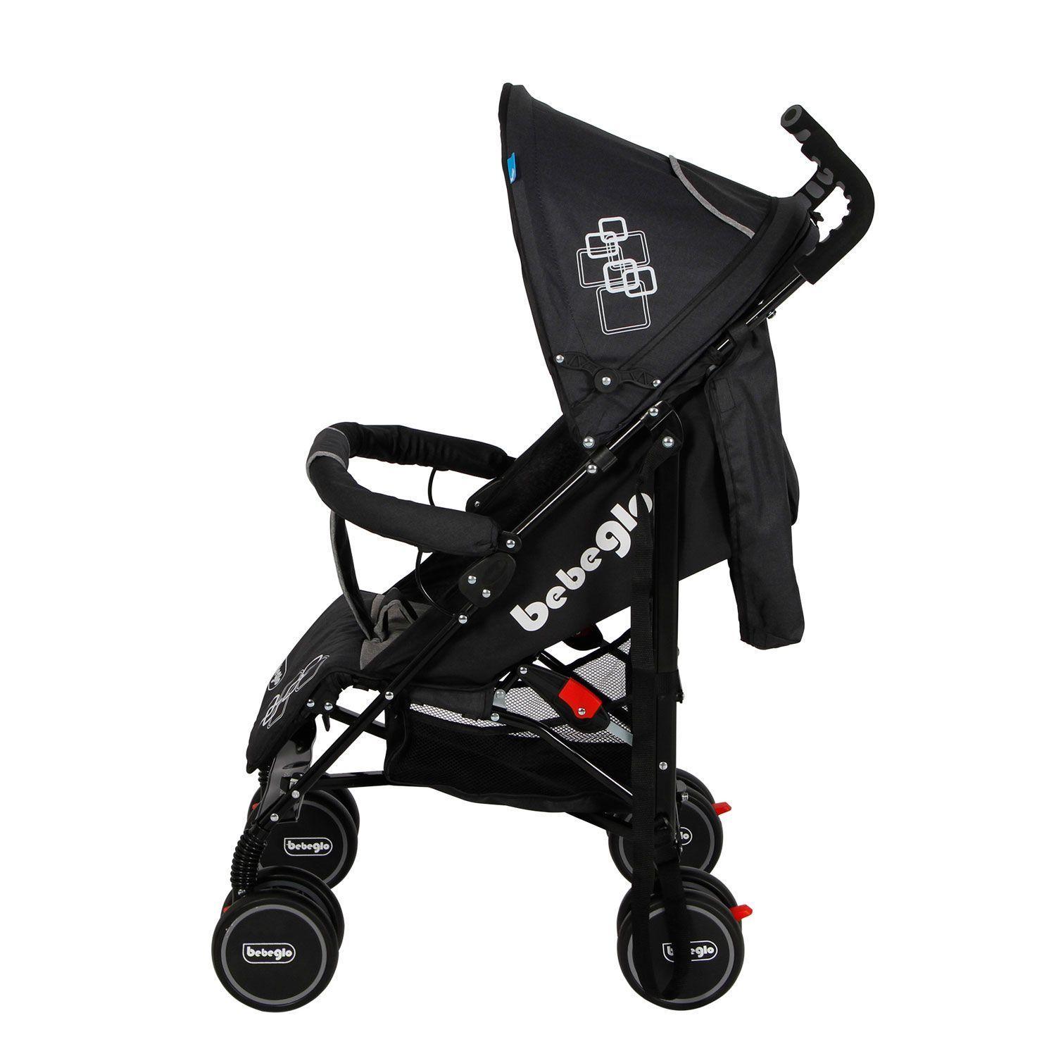 Coche Paseo Bebeglo Rs-1380l-4 Negro-4