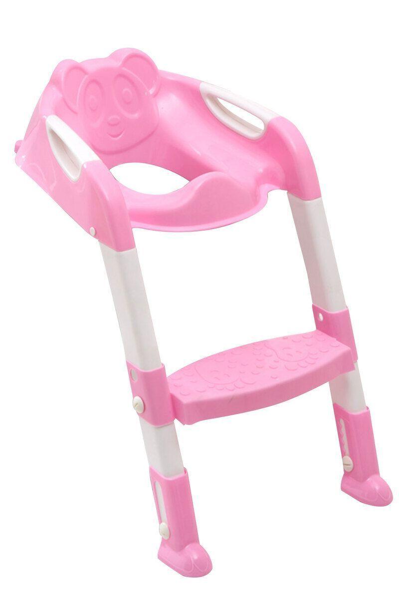 Asiento Wc Con Escalón Bebeglo Rs-17860 Rosado-0