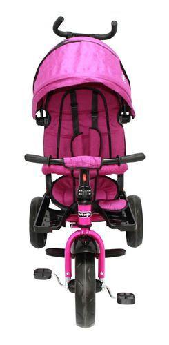 Triciclo Reversible Reclinable One Click Fucsia Rs-4075q-1