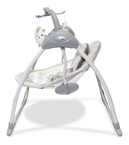 Silla Mecedora Electrónica Con Móvil Dark Grey Rs-17770-2