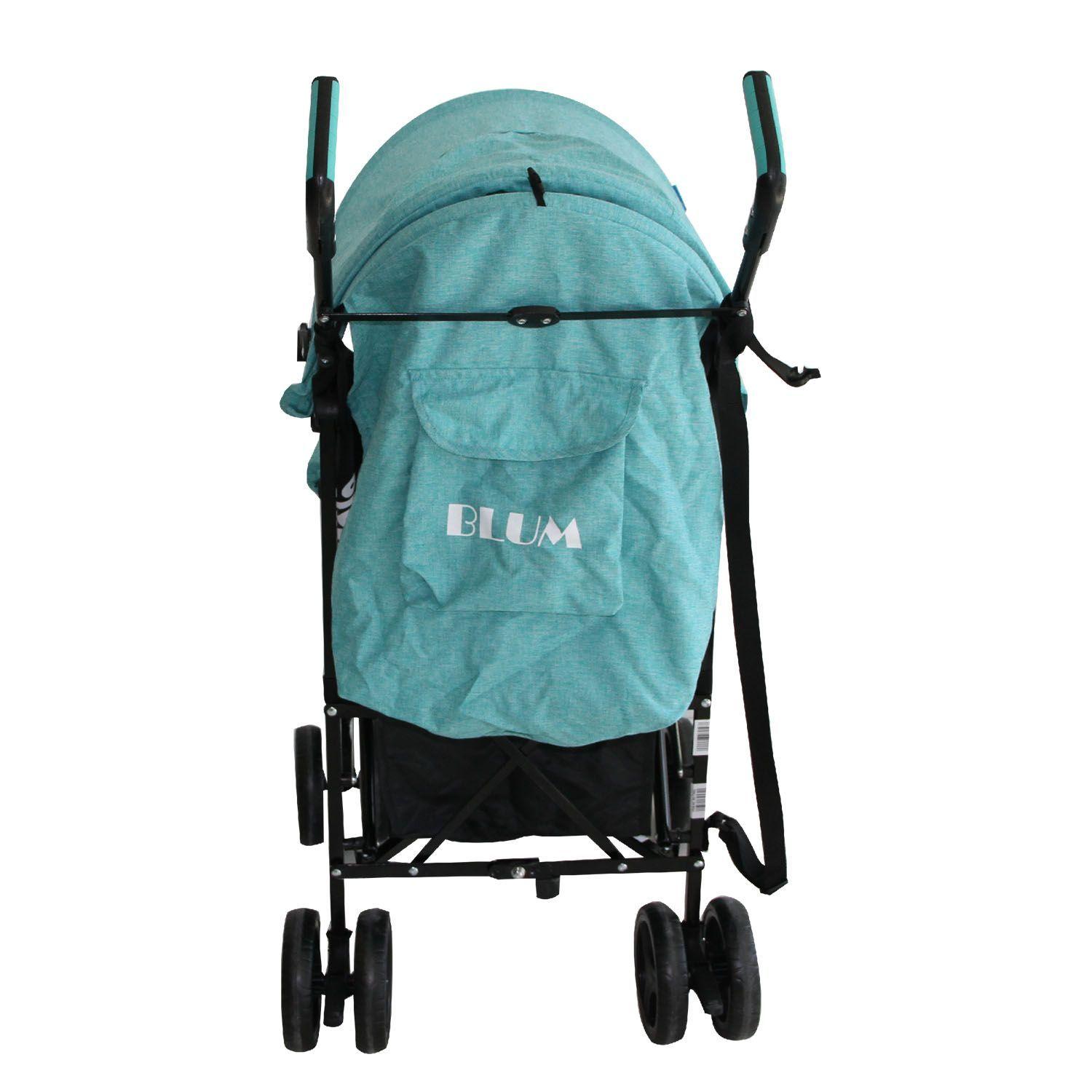 Coche Paragua Blum Bebeglo Turquesa-5