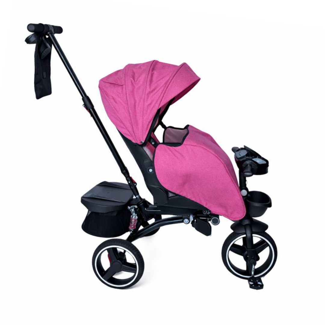 TRICICLO TRIKE PLUS CON COBERTOR MULTIETAPAS RS 4090 6 FUCSIA-2