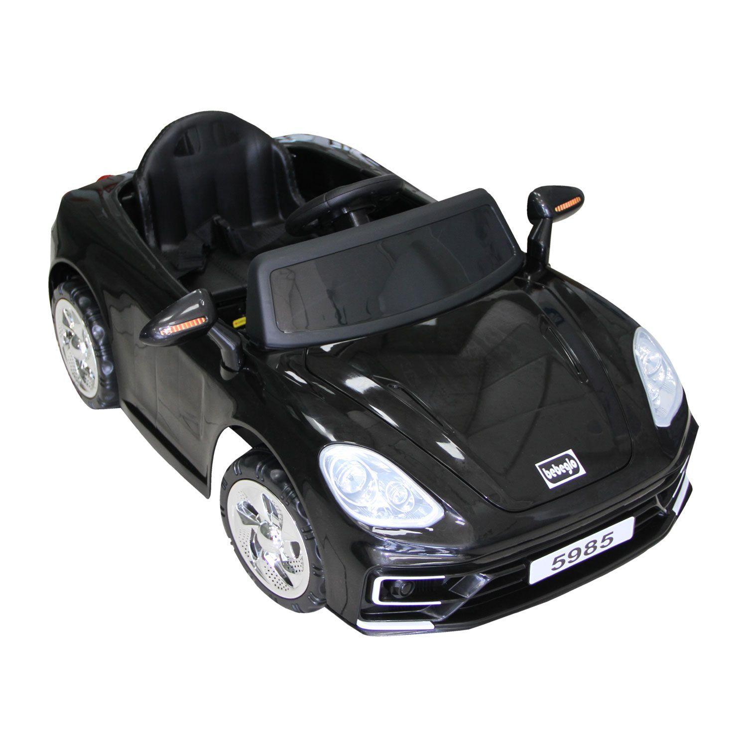 Auto A Batería Deportivo 12v Control Remoto RS-5985 Negro-0