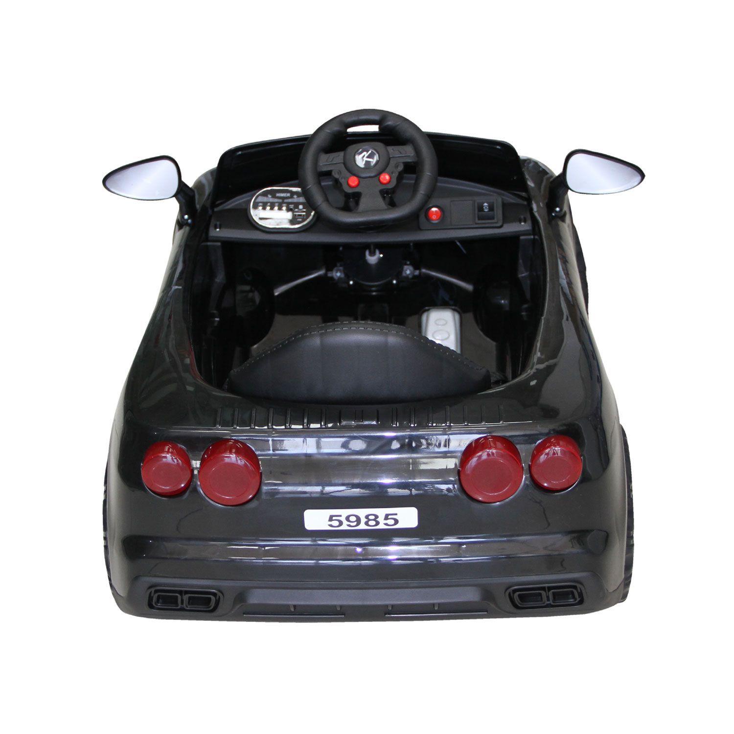 Auto A Batería Deportivo 12v Control Remoto RS-5985 Negro-4