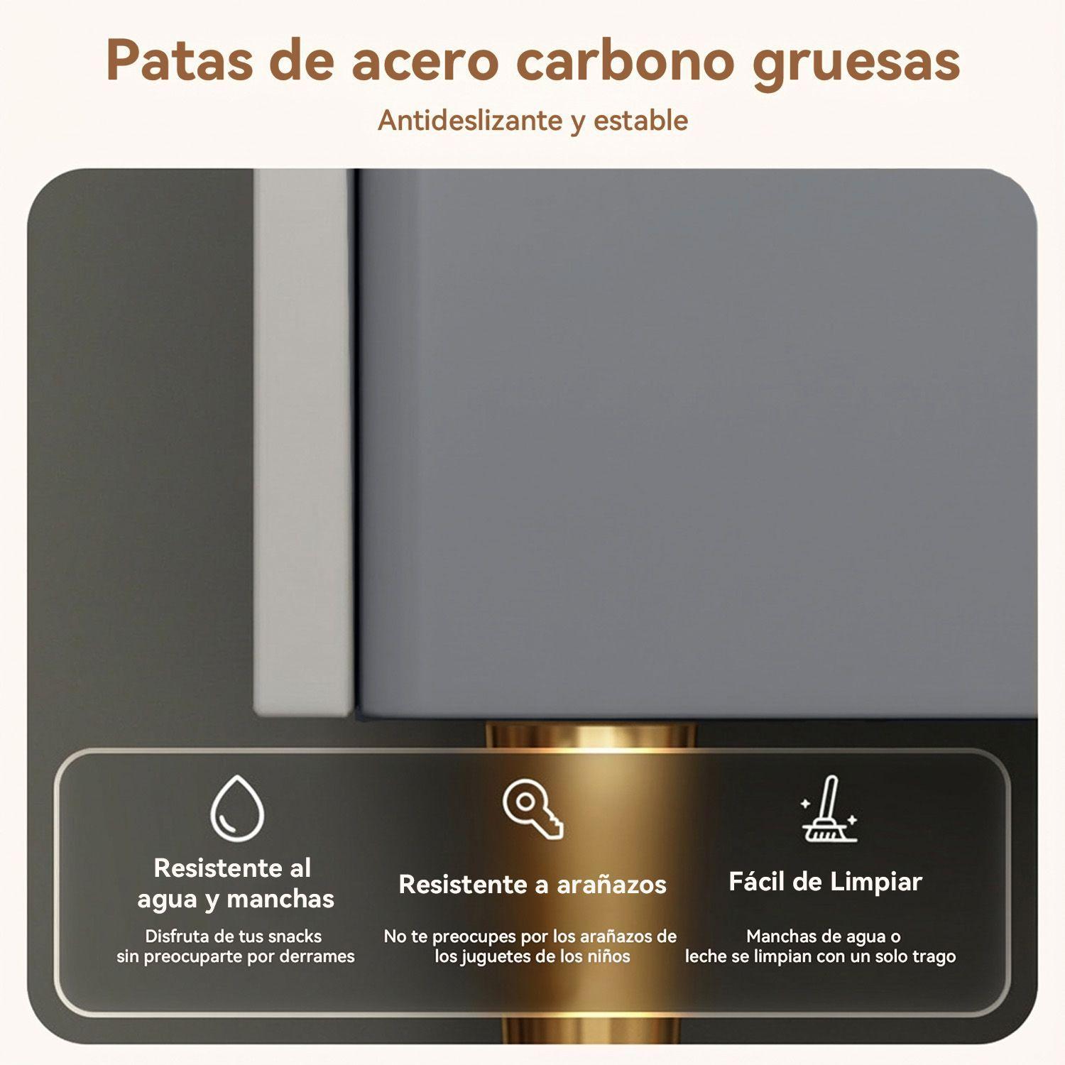 Velador Moderno con 2 Puertas y 4 Patas Doradas 30 40 50cm-5