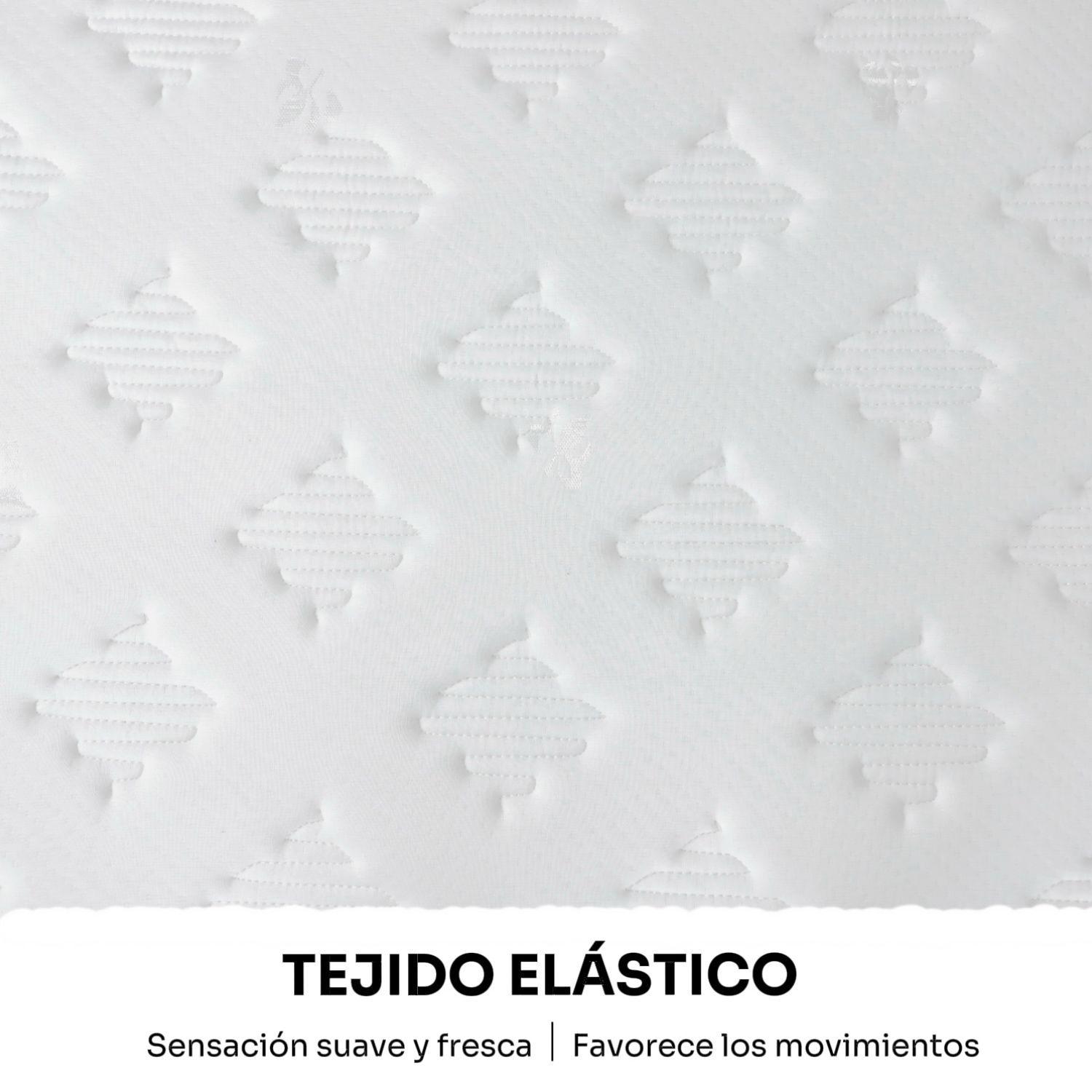 Colchon Vitalia 2 plazas Resortes Pocket 150x200x24cm-2