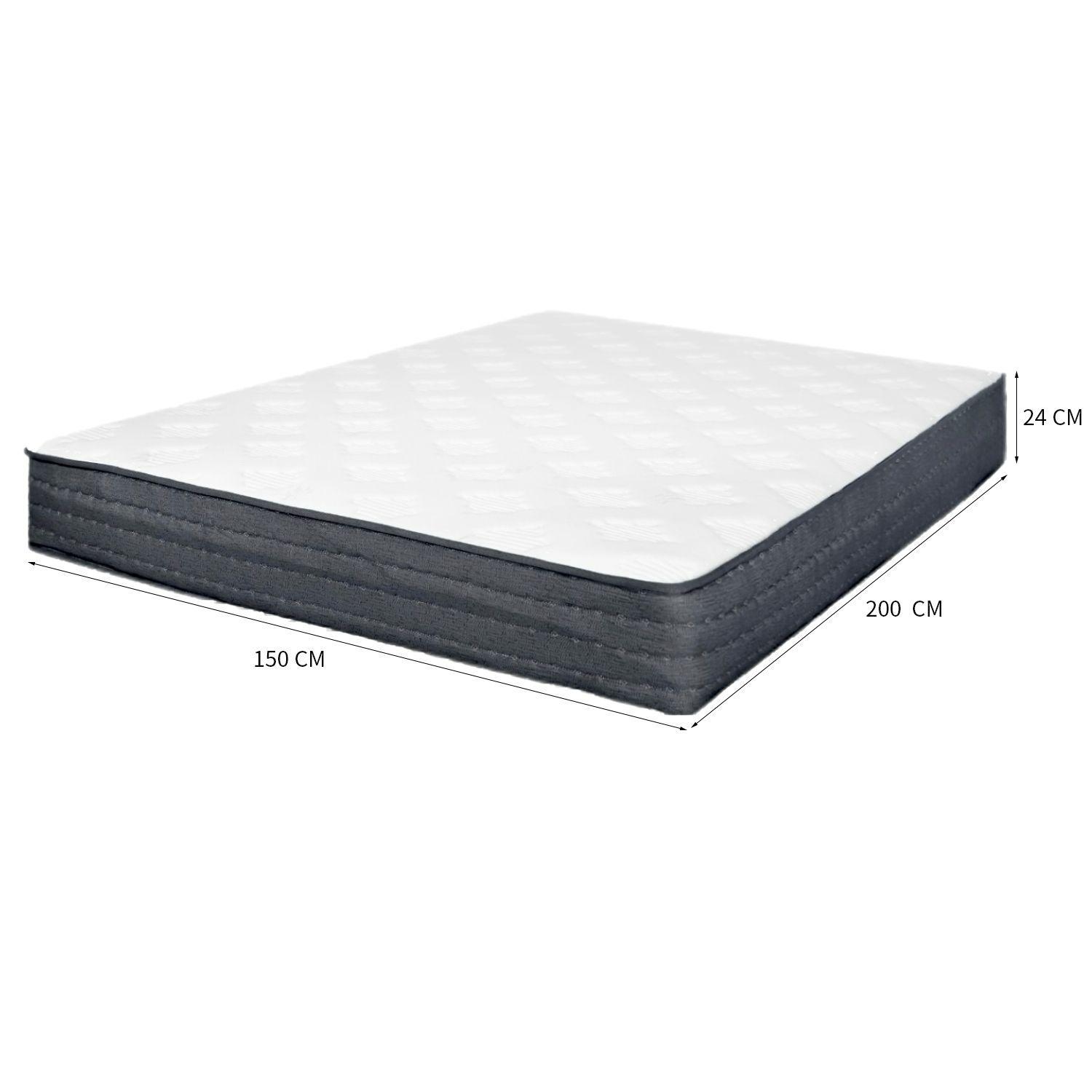 Colchon Vitalia 2 plazas Resortes Pocket 150x200x24cm-7