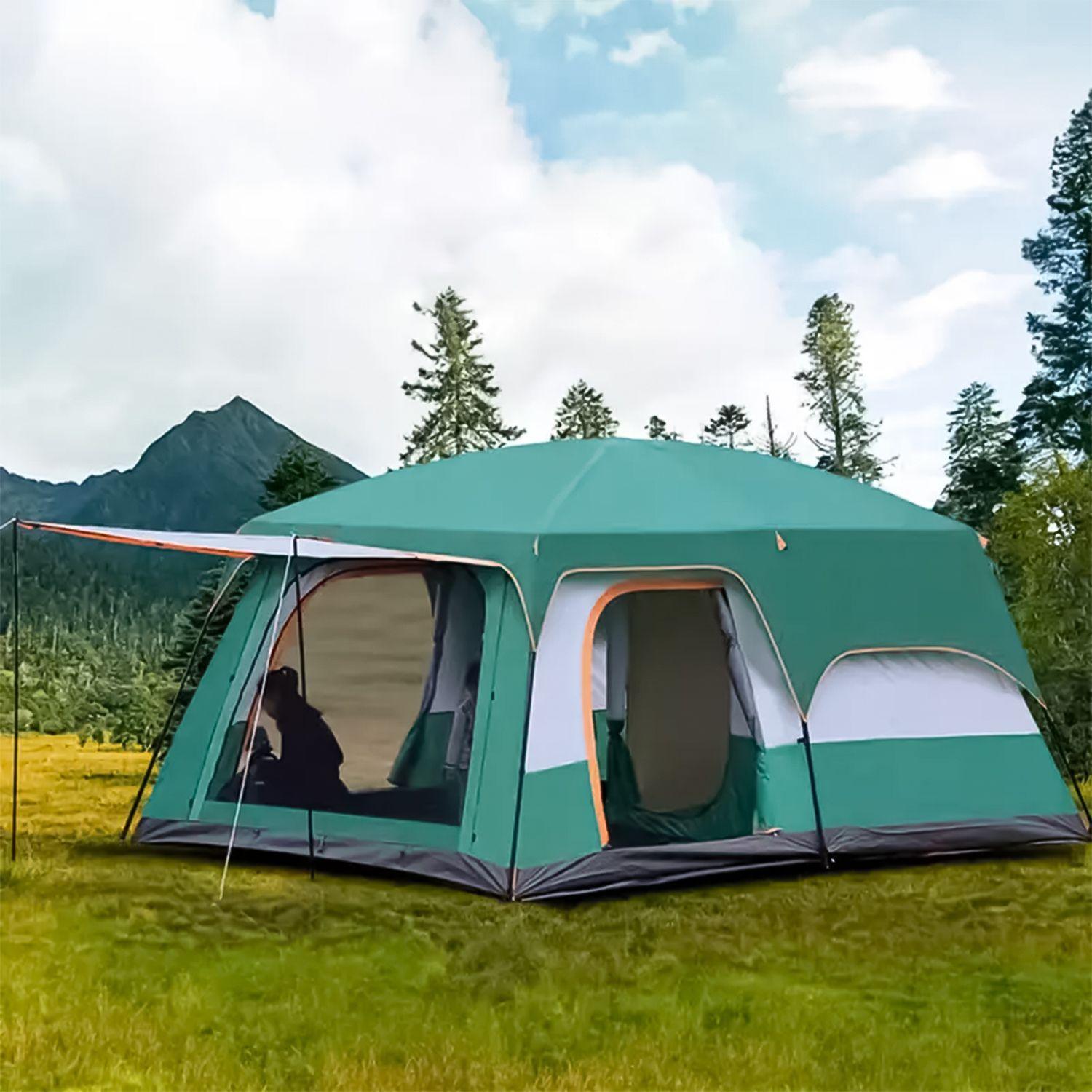 Carpa 10 Personas con Doble Capa Gran Espacio 3 05x4 2x2 1m-3