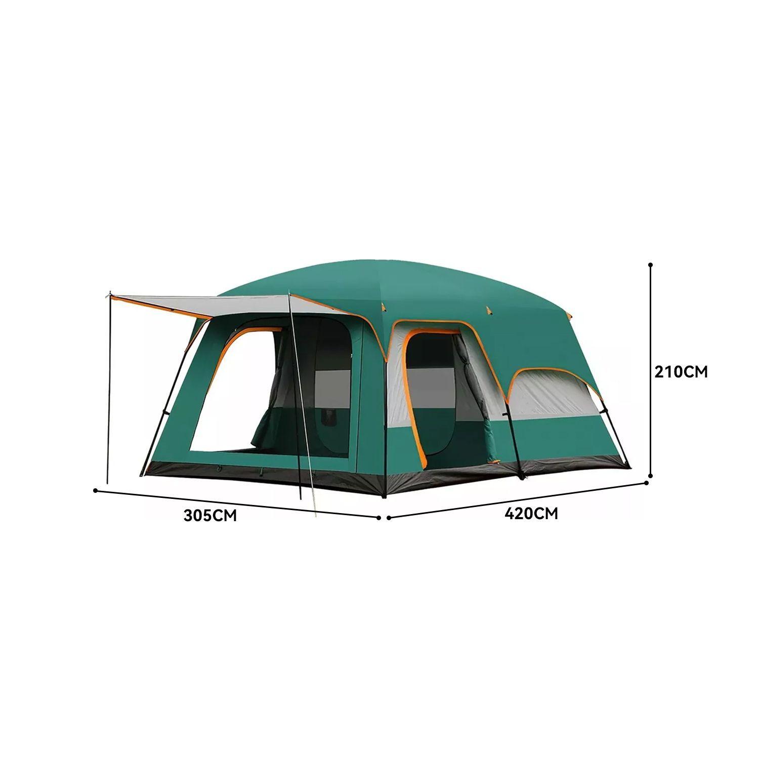 Carpa 10 Personas con Doble Capa Gran Espacio 3 05x4 2x2 1m-6