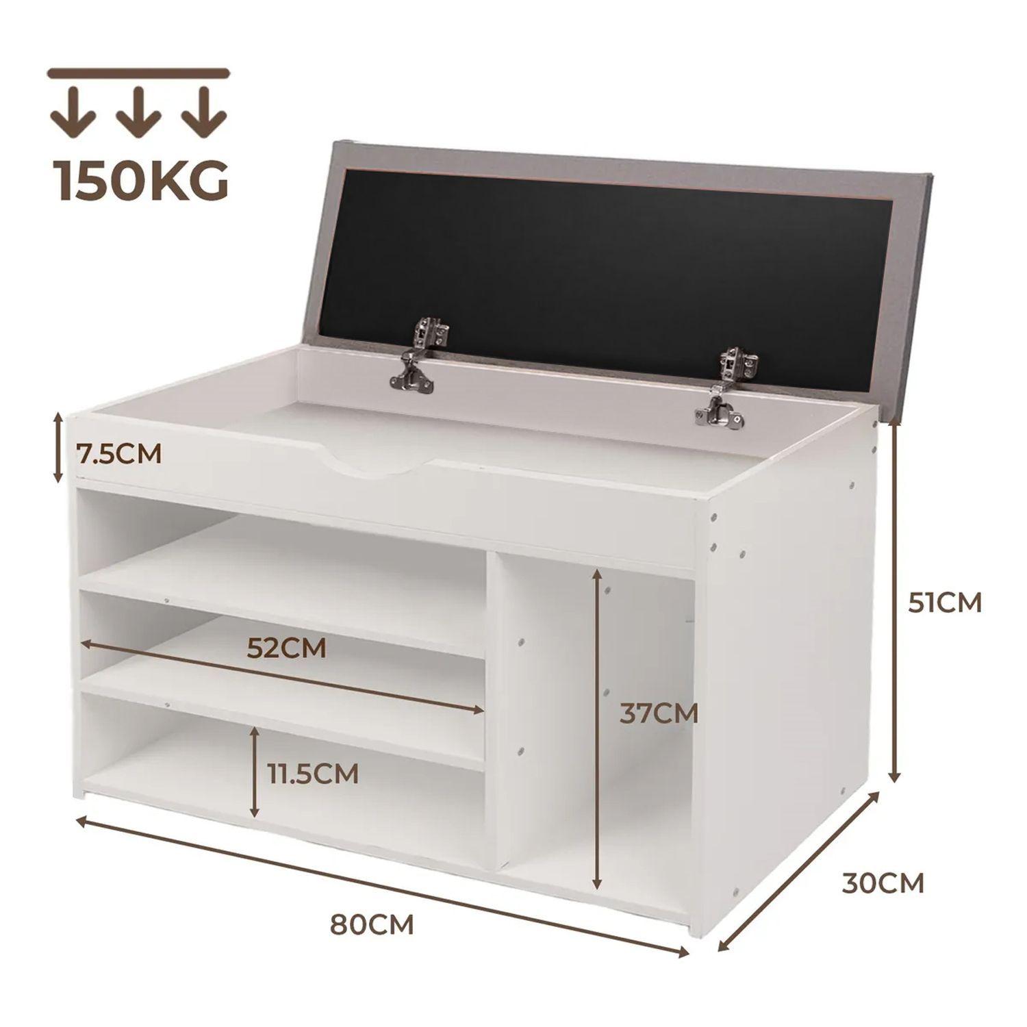 Zapatero Organizador Con Asiento 3 Niveles-1