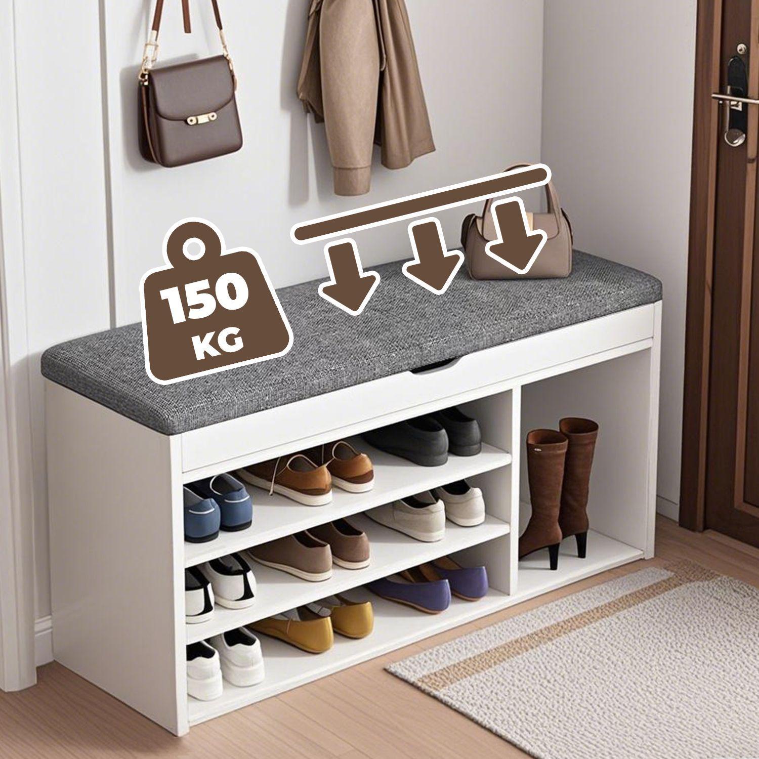 Zapatero Organizador Con Asiento 3 Niveles-5