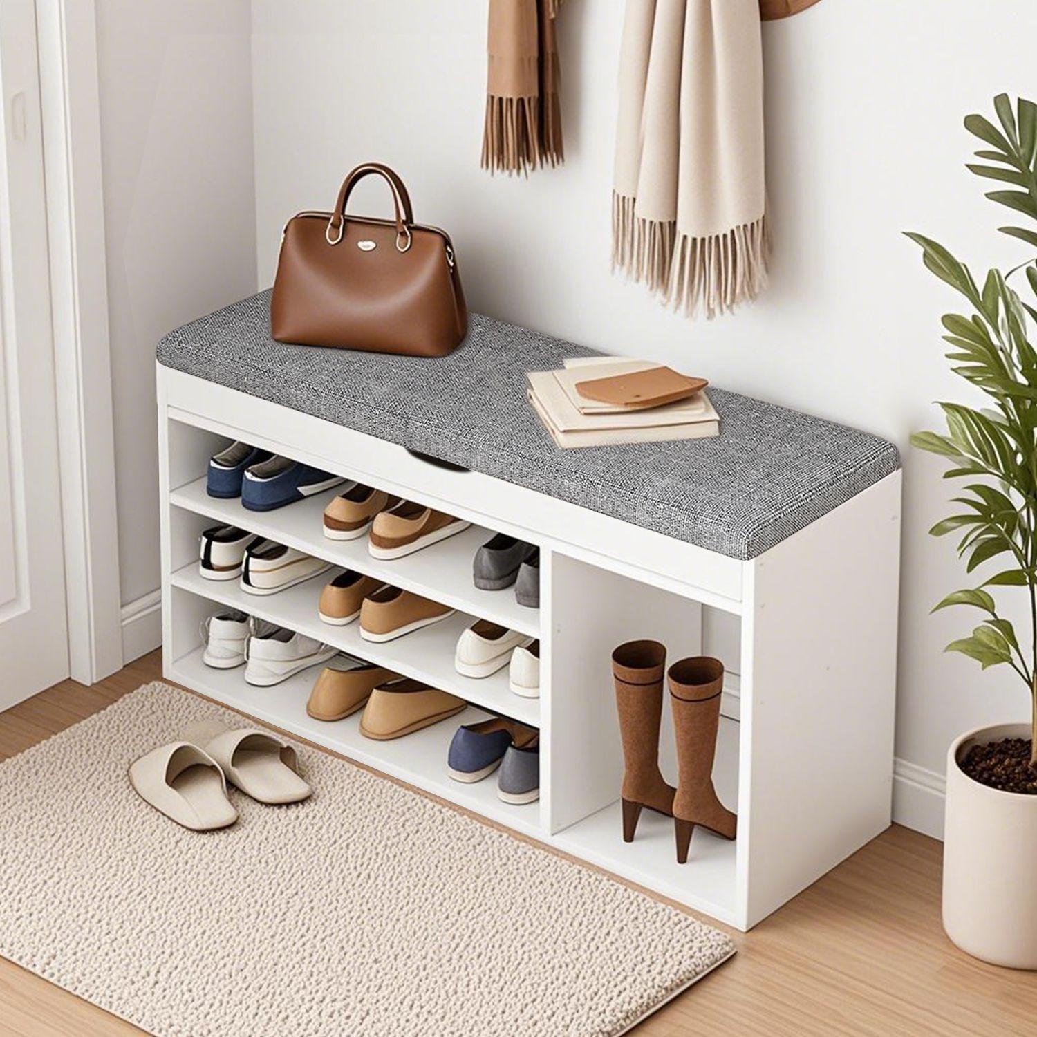 Zapatero Organizador Con Asiento 3 Niveles-6