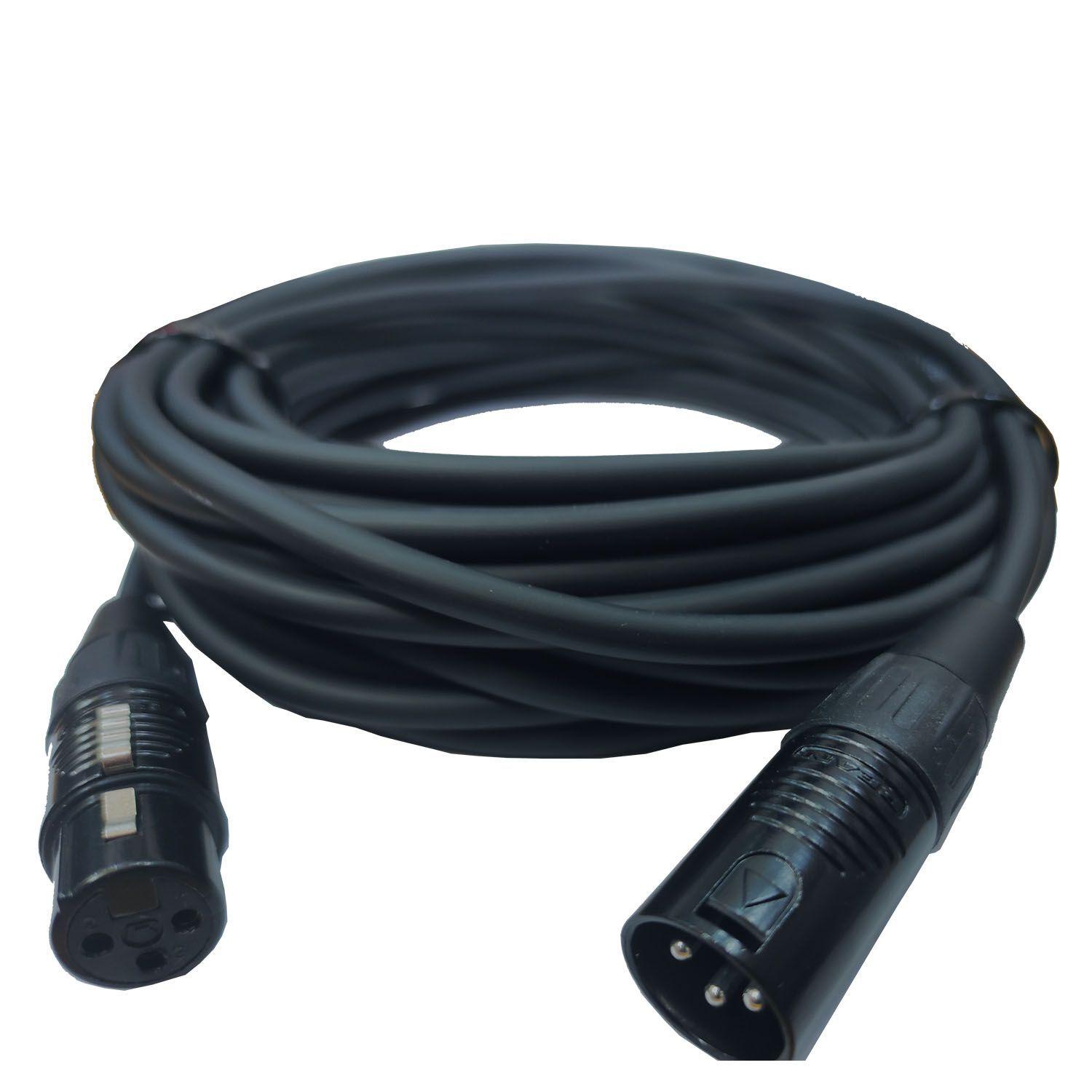 Cable XLR  para micrófono marca REAN BY NEUTRIK de 10 METROS-0