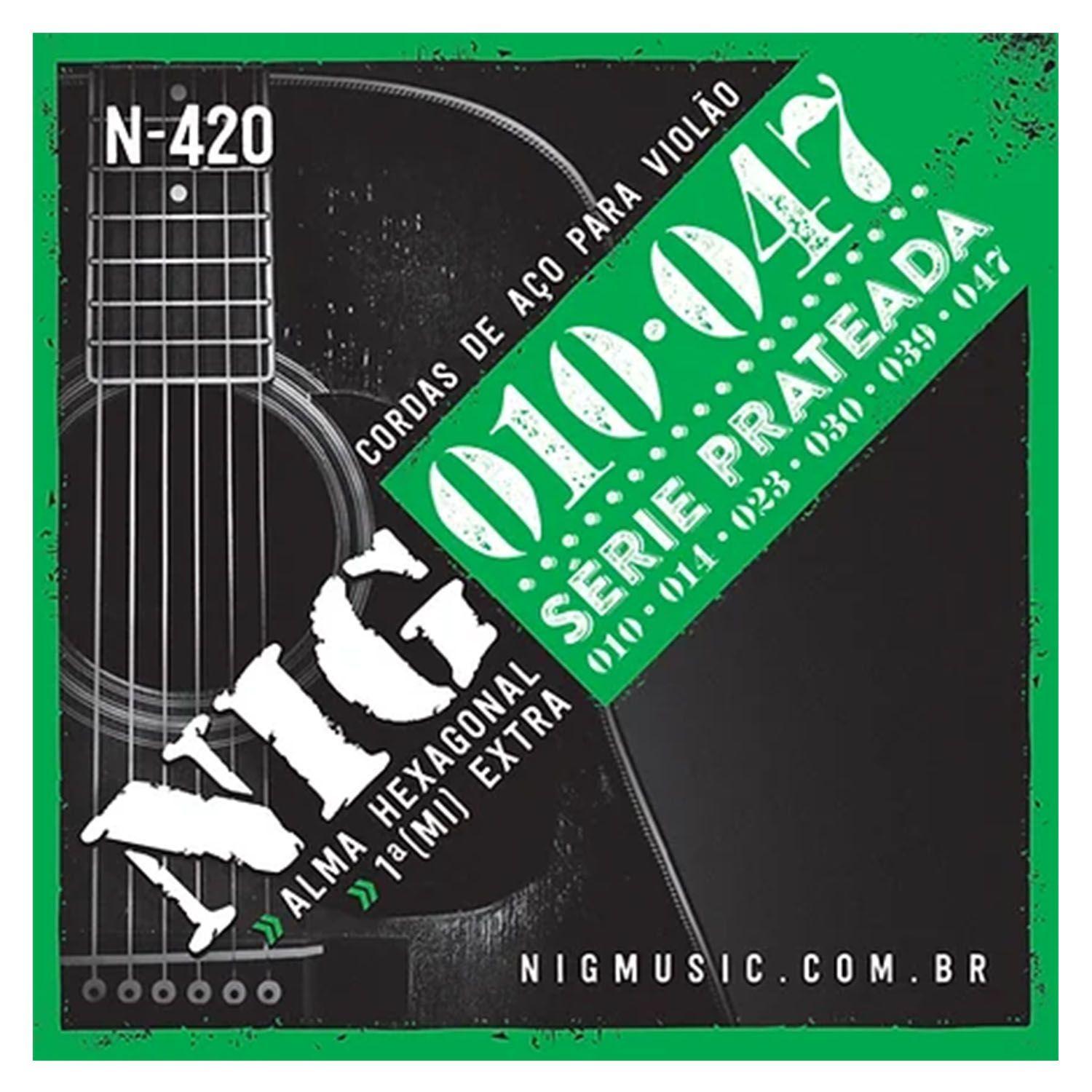 CUERDAS PARA GUITARRA NIG N-420 SILVER 10-47-0