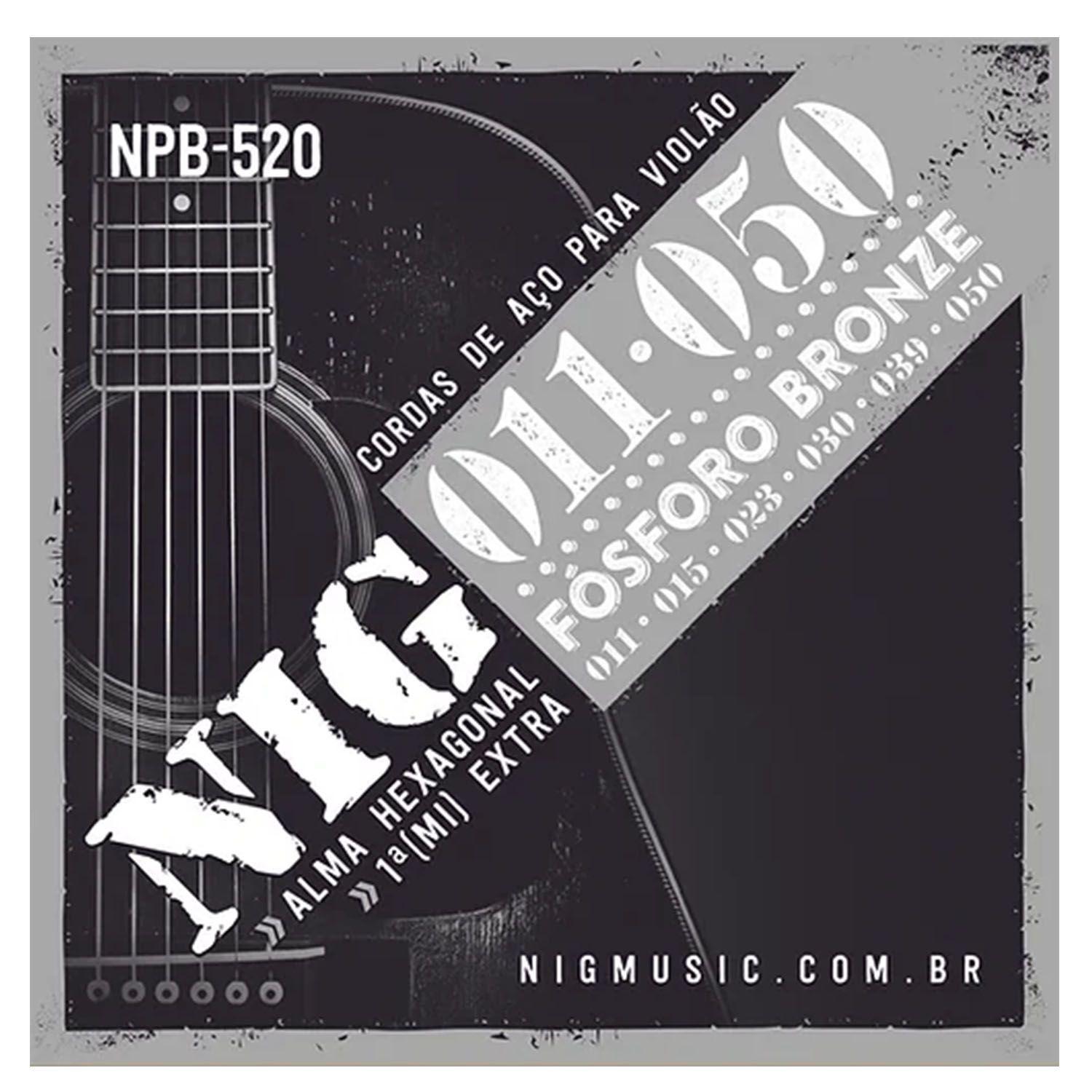 CUERDA PARA GUITARRA NIG NPB-520 FOSFORO BRONCE 1150-0