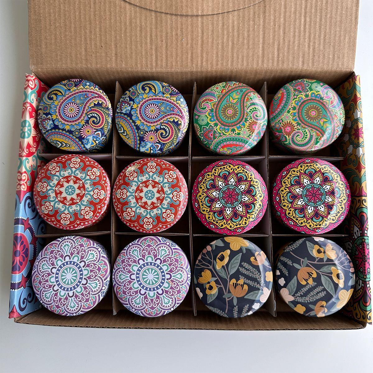 PACK 12 velas con aroma floral Ideal para regalar en clubes hoteles y restaurantes-3