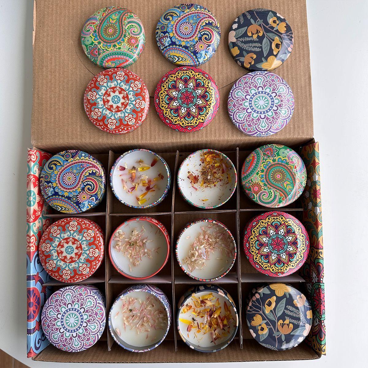PACK 12 velas con aroma floral Ideal para regalar en clubes hoteles y restaurantes-4