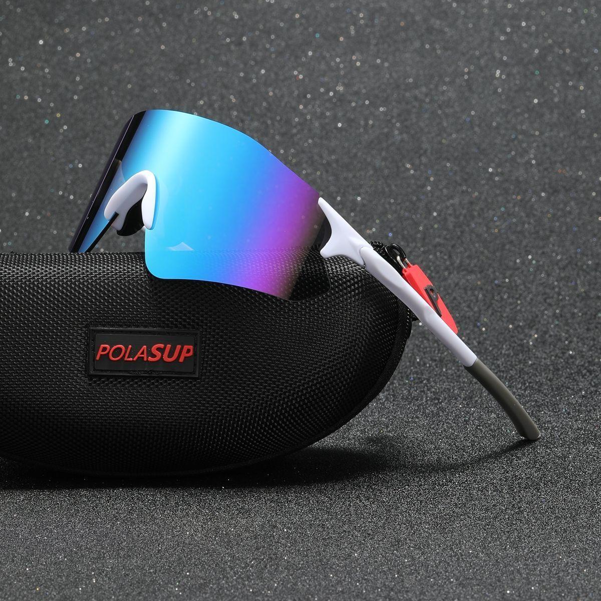 Bici Lentes de sol ciclismo correr deportivas gafas uv400 proteccion unisex-5