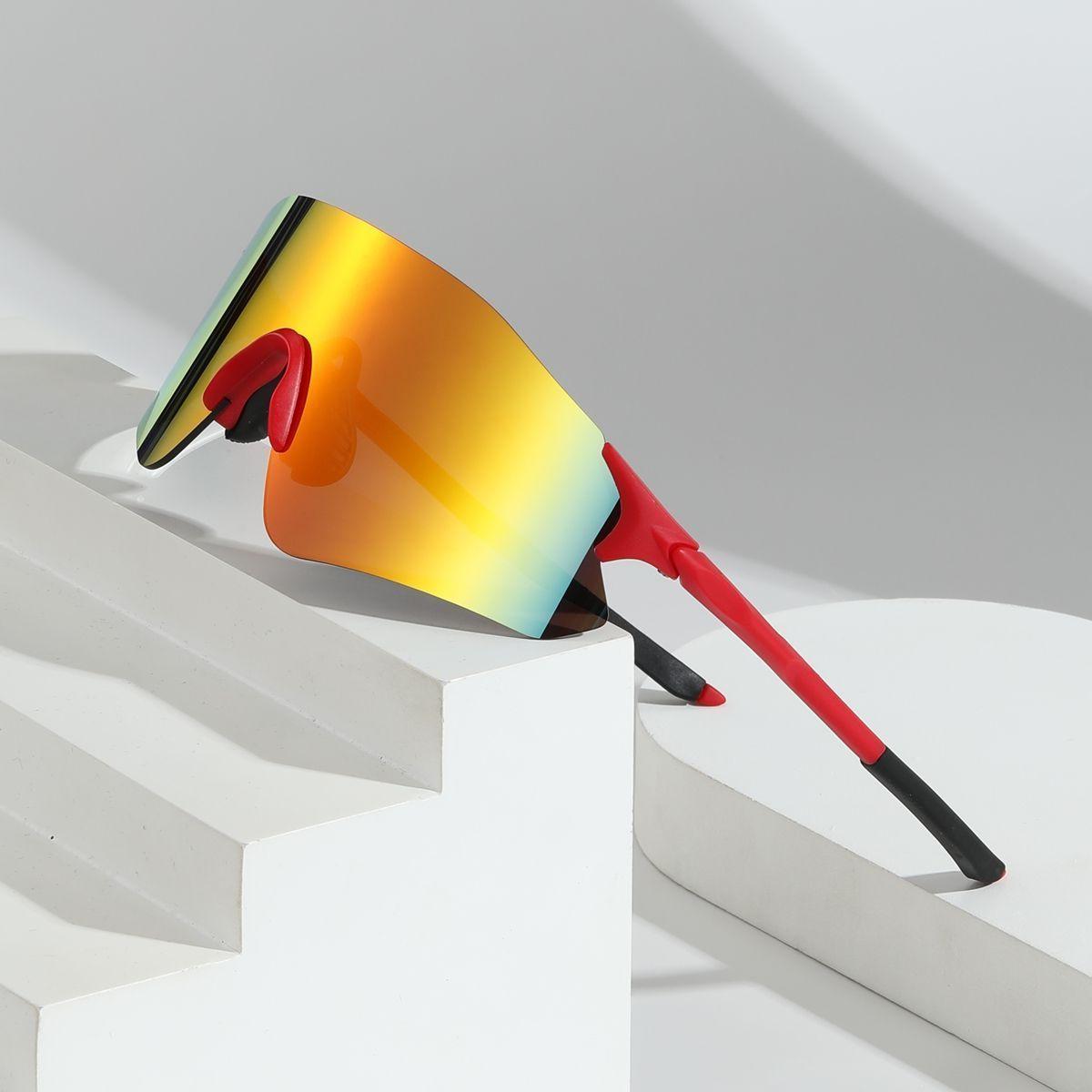 Bici Lentes de sol ciclismo correr deportivas gafas uv400 proteccion unisex-0